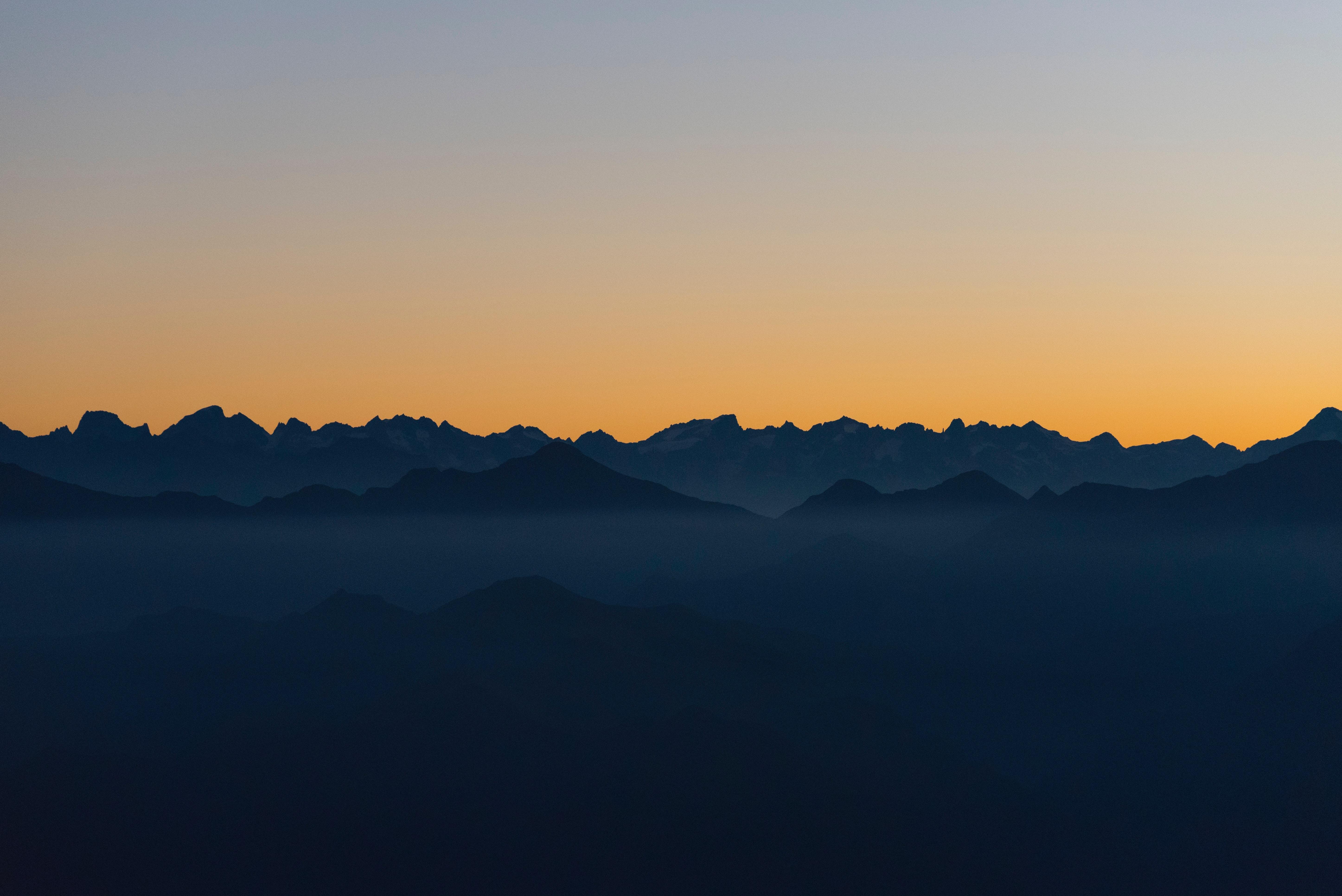 5788x3864 #sunrise, #mountain, #gradient, #early morning