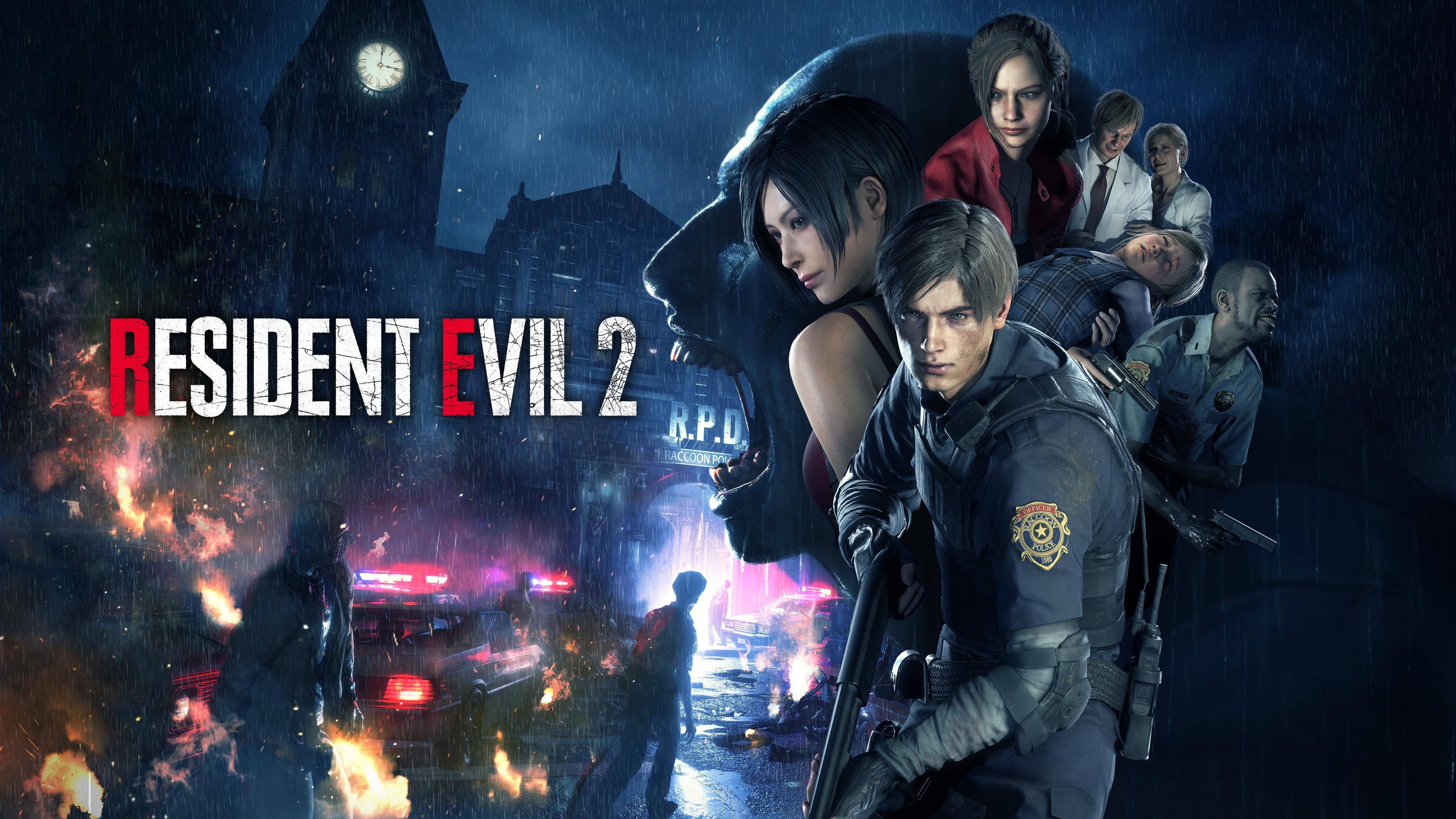 Leon Kennedy Resident Evil 2 Wallpapers Wallpaper Cave