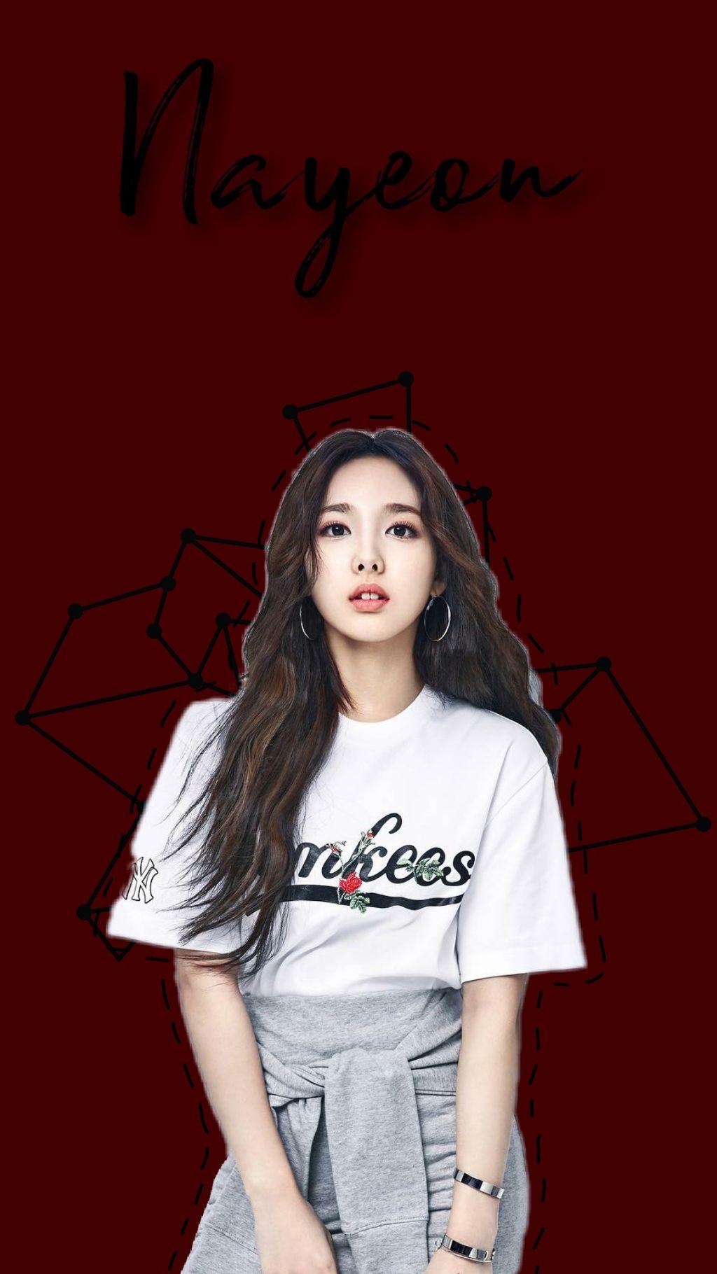 twice nayeon red wallpaper by 《Ana》