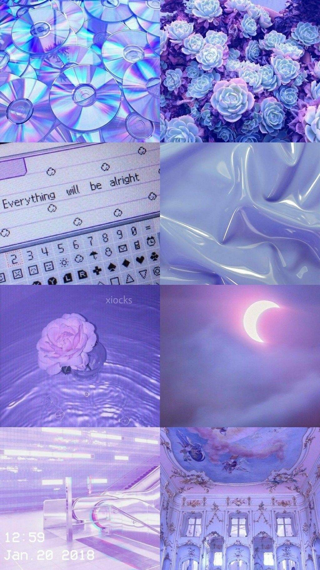 purple aesthetic widgets