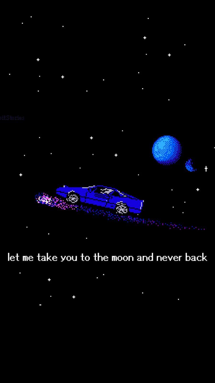 To the moon and. stay. Wallpaper. Aesthetic
