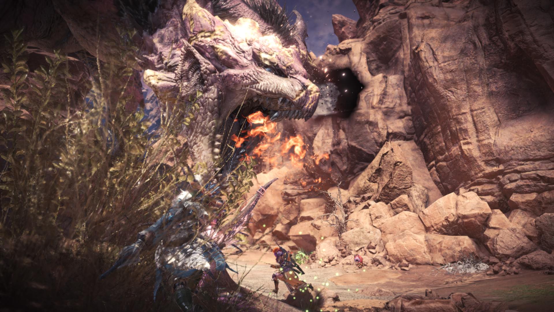 Pink Rathian knew her end was coming, roaring one last time
