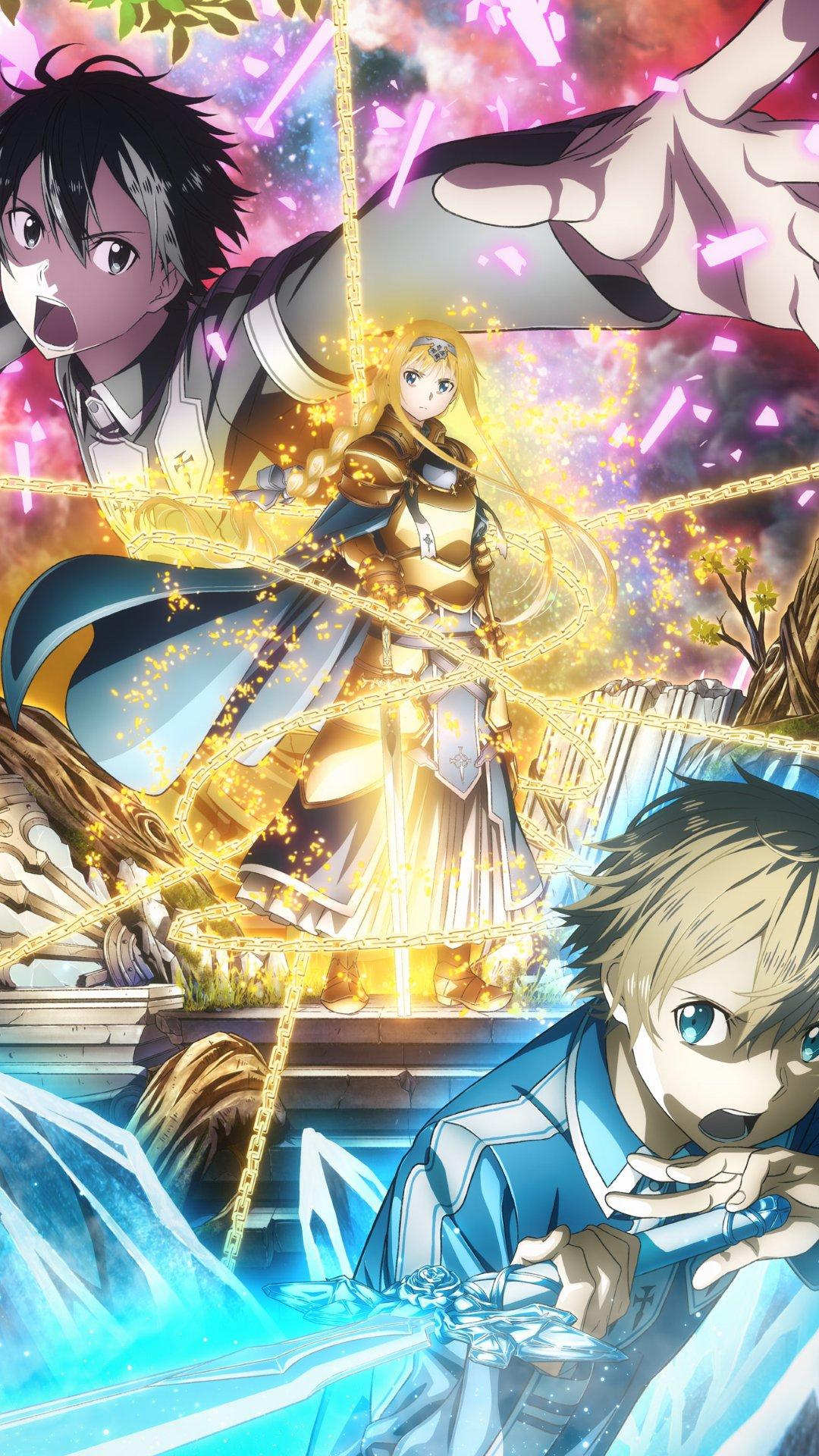 Sword Art Online: Alicization wallpaper for iPhone and android smartphones
