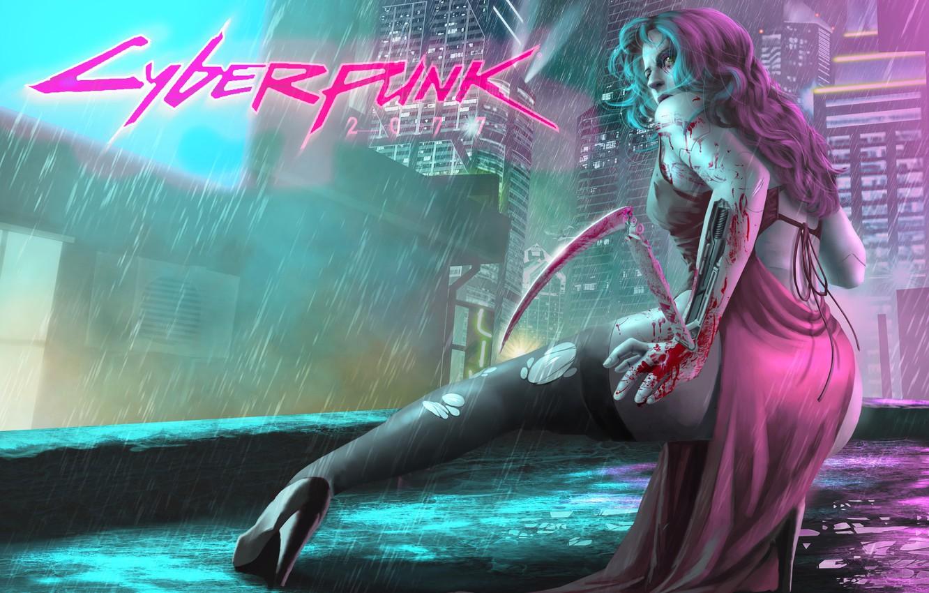 Cyberpunk Girl In Rain Wallpapers - Wallpaper Cave