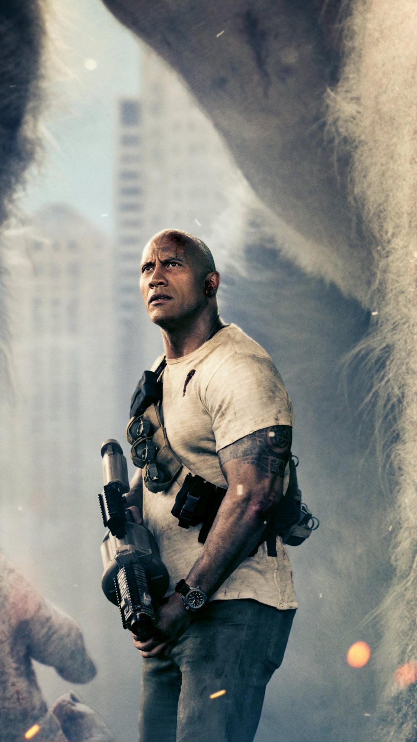 Wallpaper Rampage, Dwayne Johnson, 4k, Movies