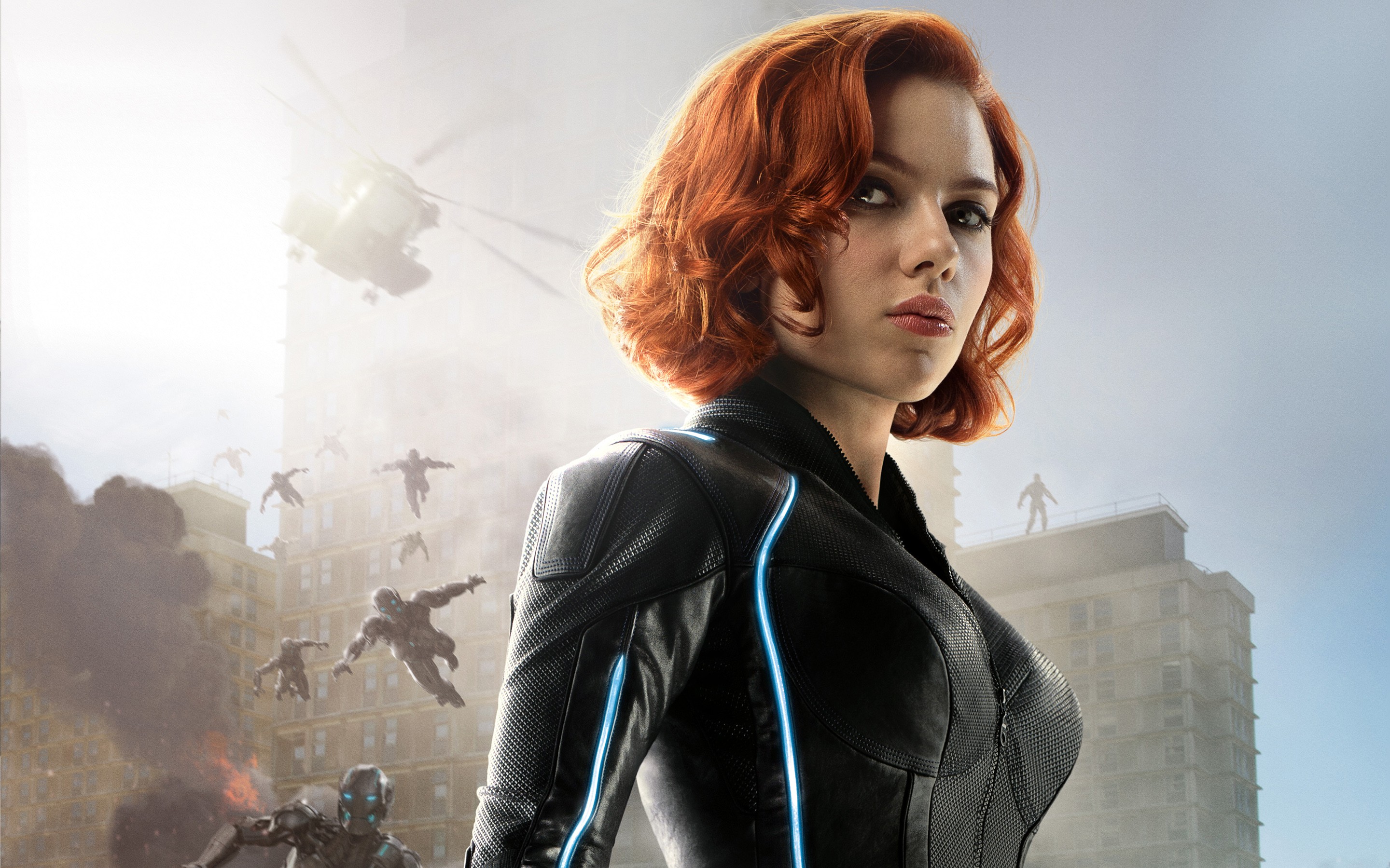 Black Widow Wallpaper Desktop Background Johansson
