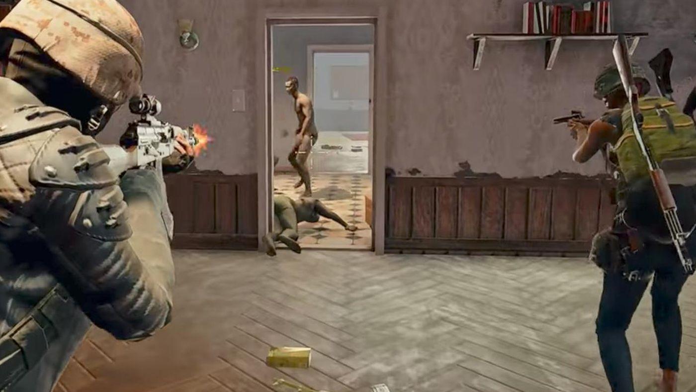 The Awful Squad explores a house full o' zombies in PUBG