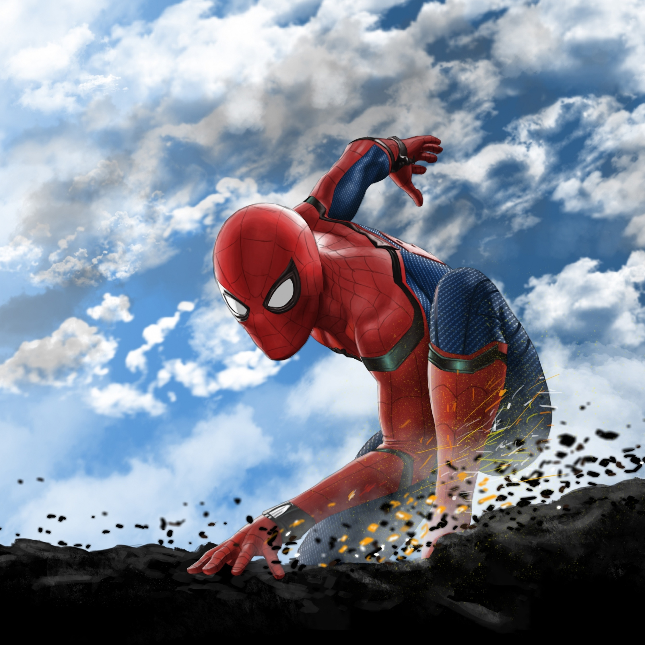 Download 2248x2248 wallpapers spider