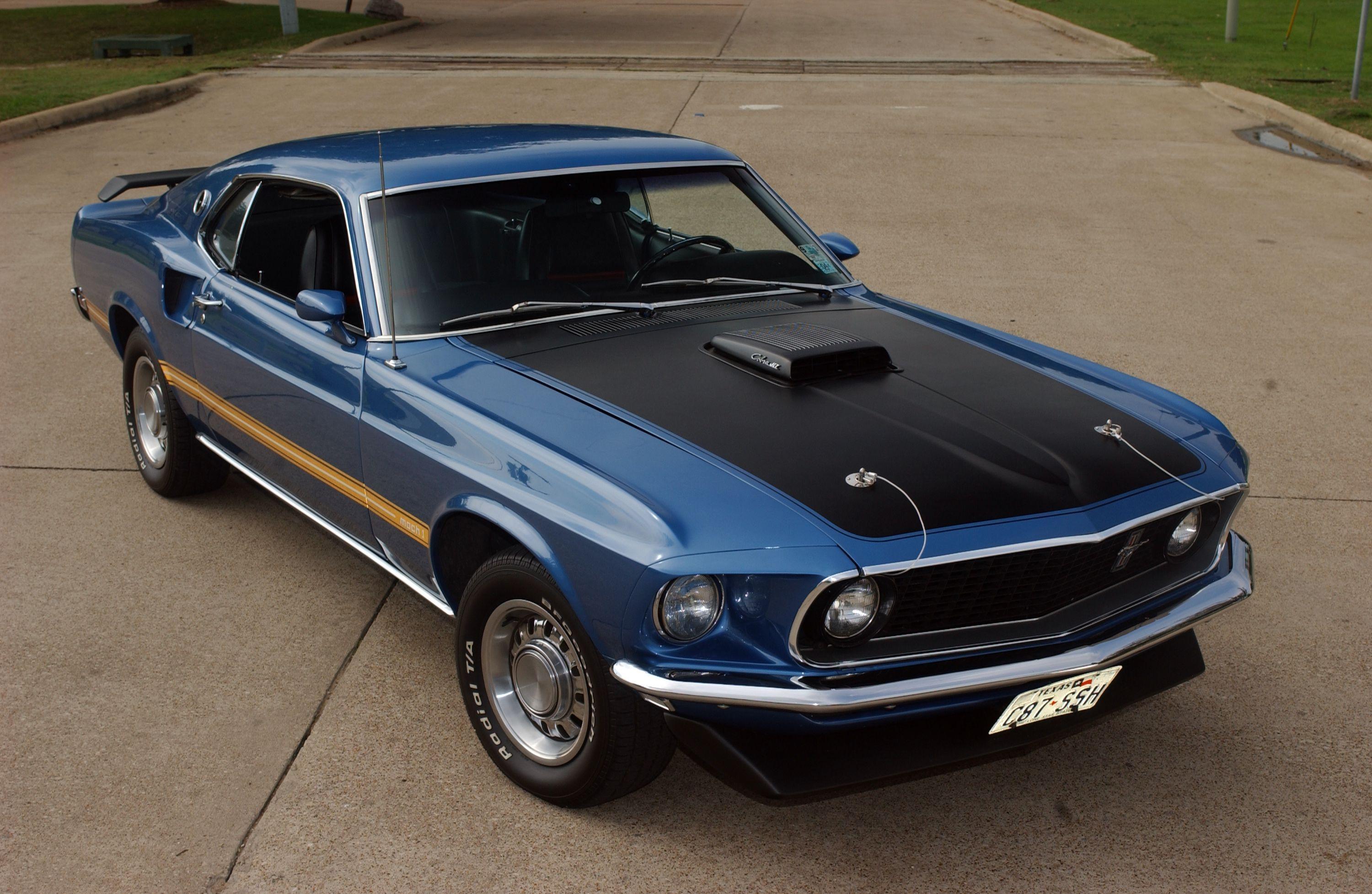 Muscle Cars Vehicles Ford Mustang 1969 Mach 1 427 69 Wallpaper