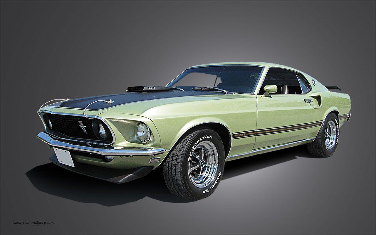 light green Mach 1 Mustang. Classic FORD Mustangs. Ford