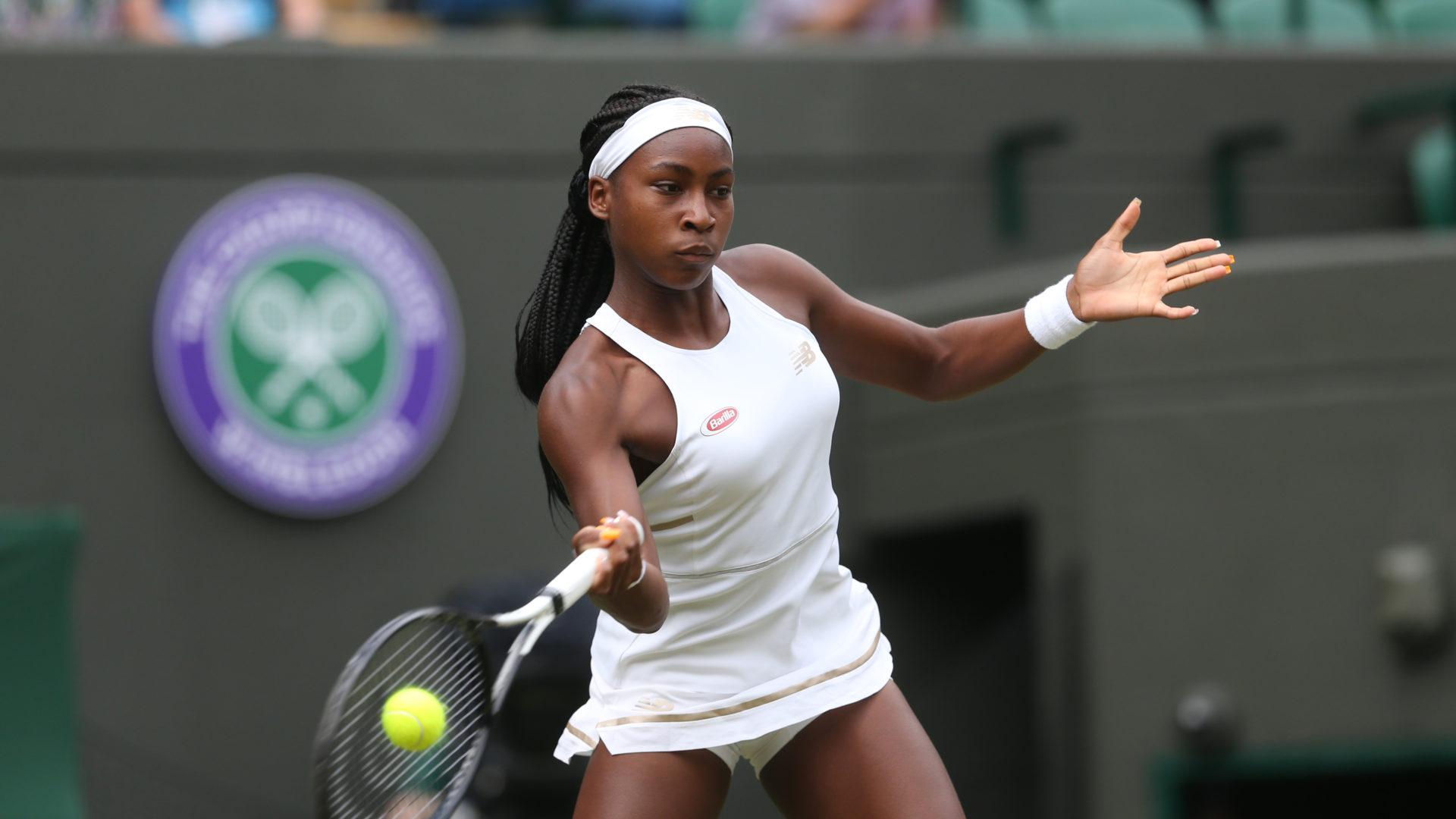 Cori Gauff, The Youngest Player To Qualify For Wimbledon, Defeats