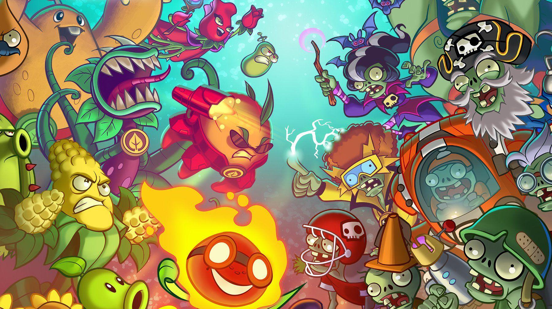 Plants vs. Zombies Heroes is a mobile collectible card game: PopCap.