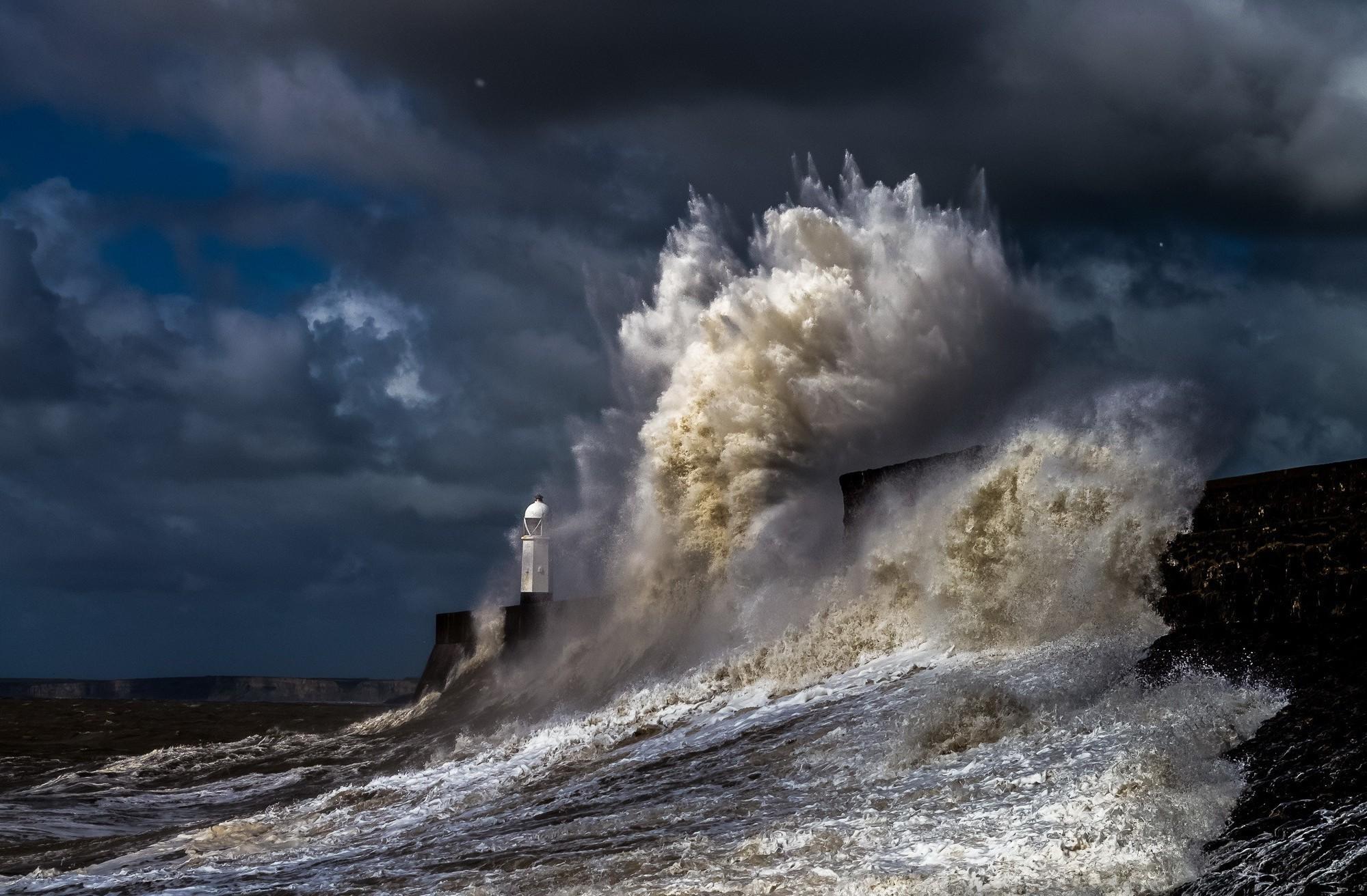 #water, #storm, #nature, #lighthouse, #coast, #sea