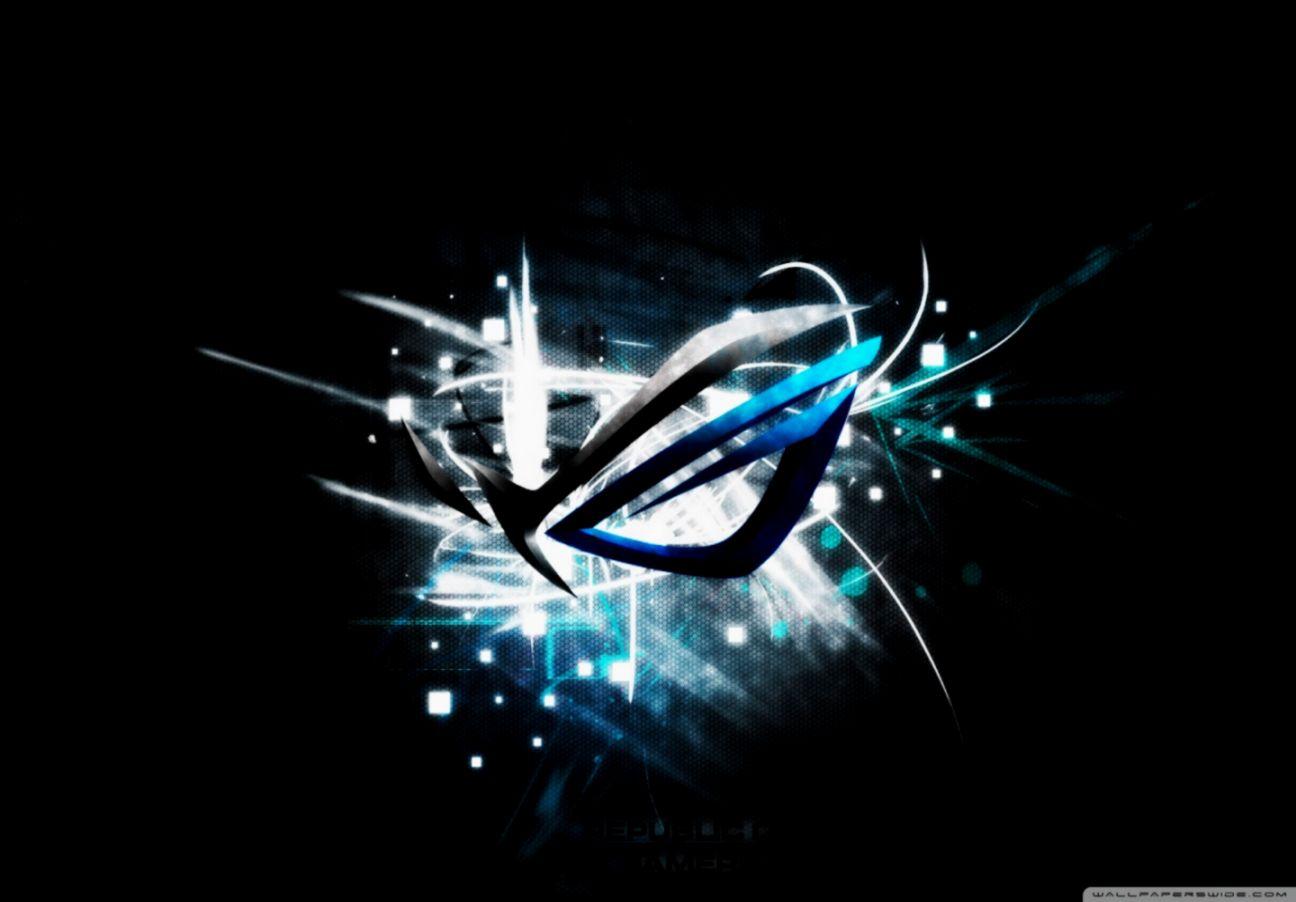 Asus Rog Gamers Blue Logo Wallpaper
