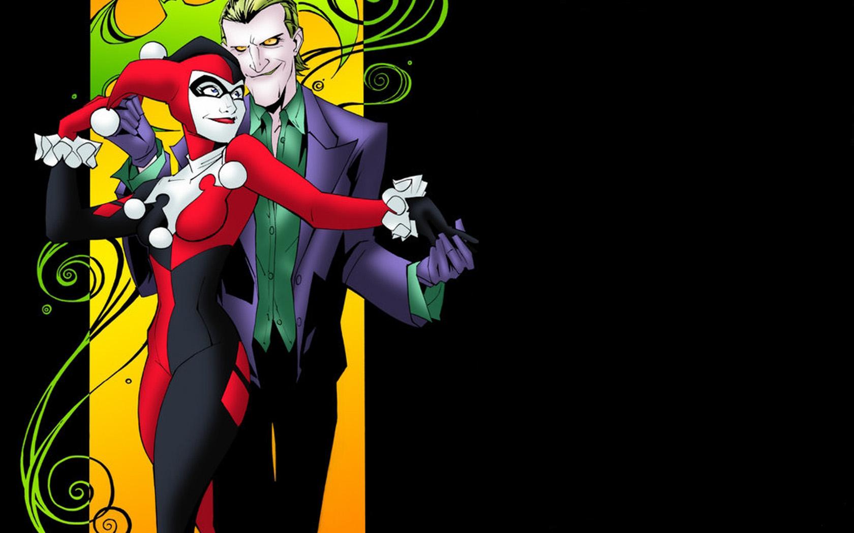 DC Comics, The Joker, Harley Quinn wallpaper
