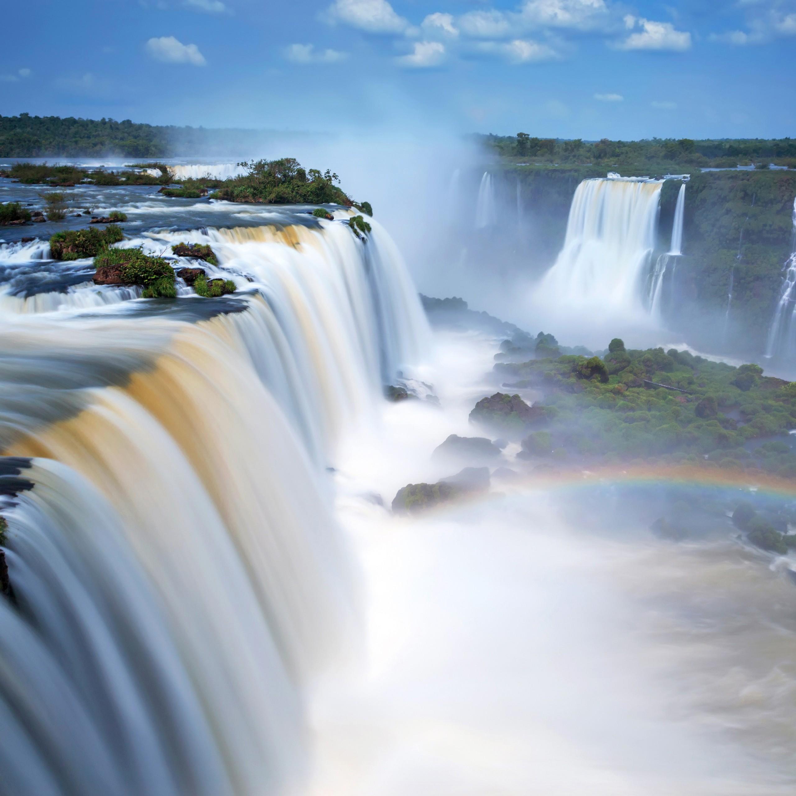 Wallpaper Iguazu Falls, Waterfalls, Argentina, 4K, Nature