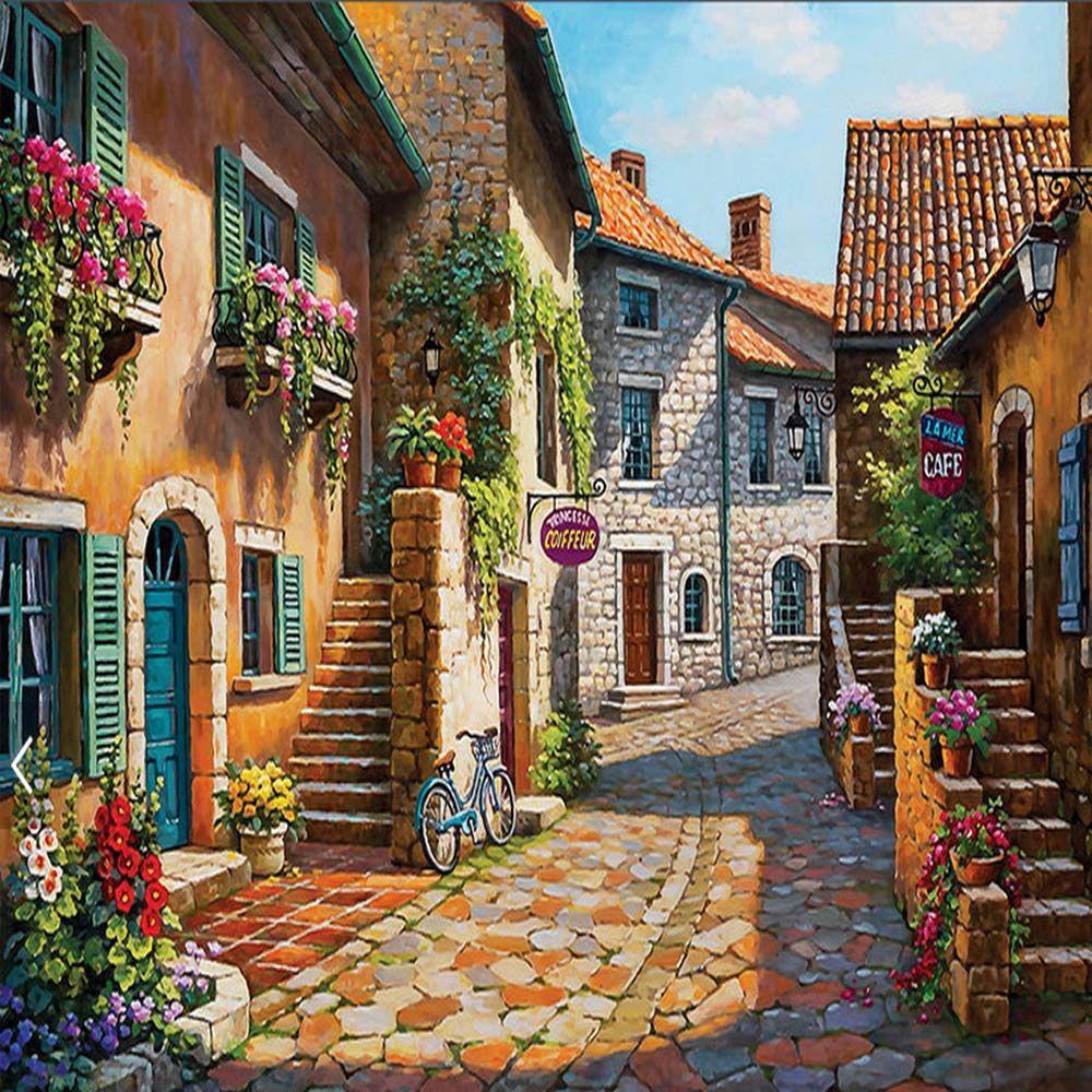 Cobblestone Village Wallpapers - Wallpaper Cave