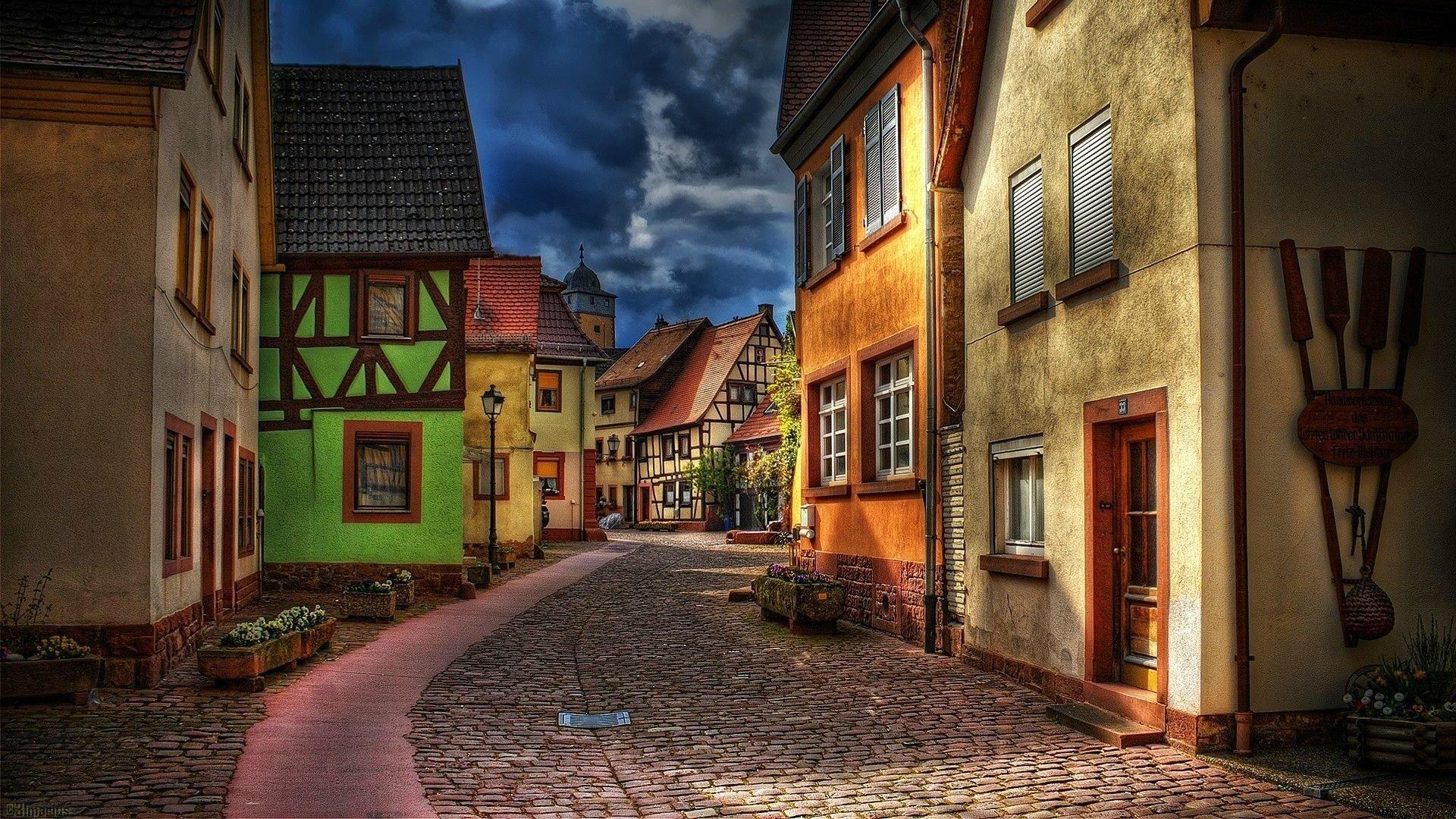 Cobblestone Village Wallpapers - Wallpaper Cave