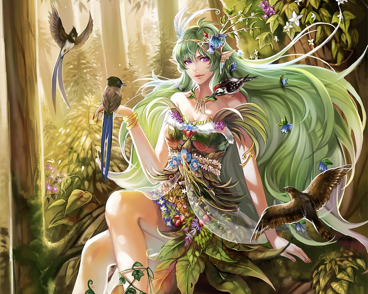 Forest Nymph Download HD Wallpaper and Free Image