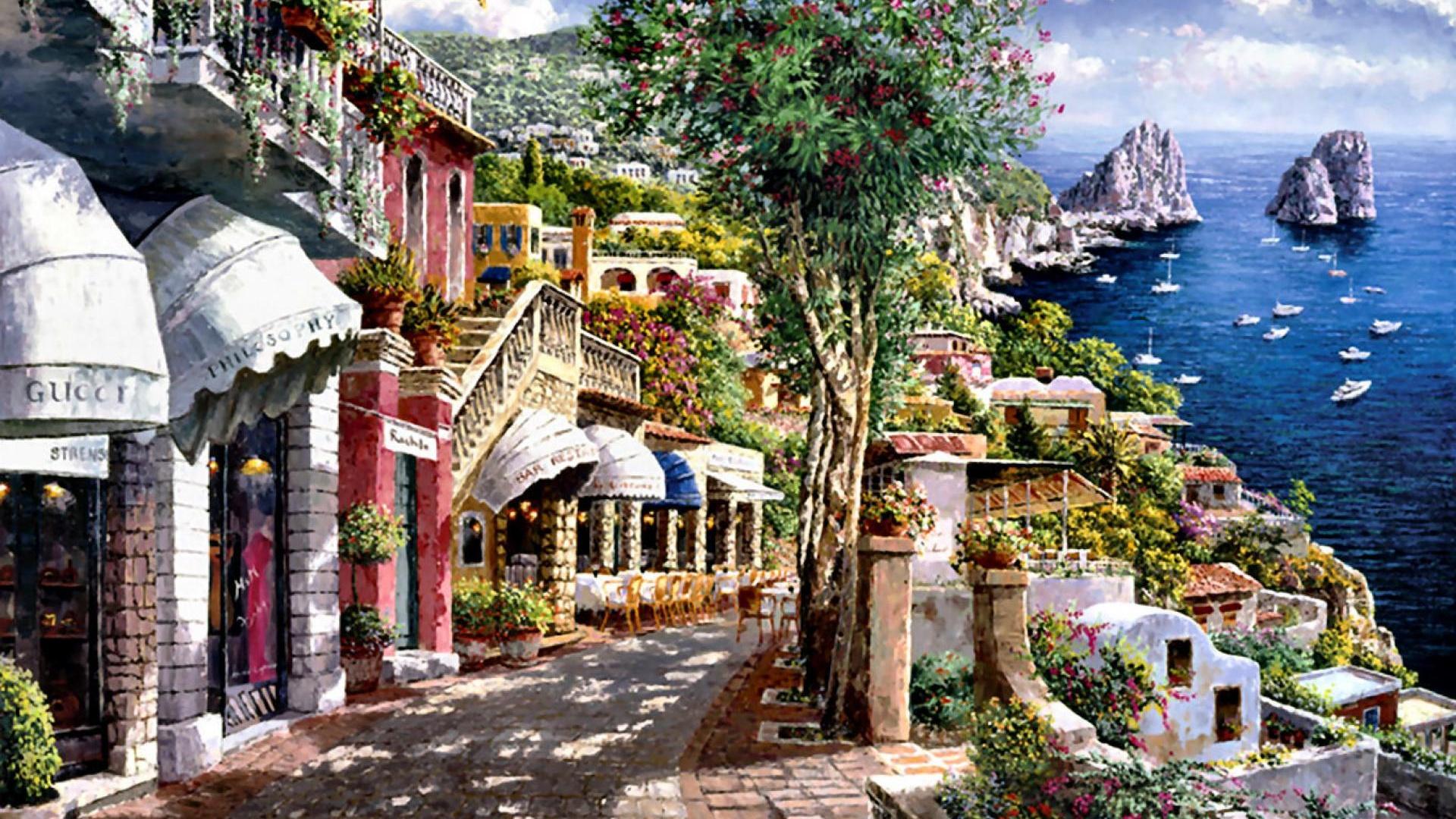 Isle of Capri Wallpaper. Capri Desktop