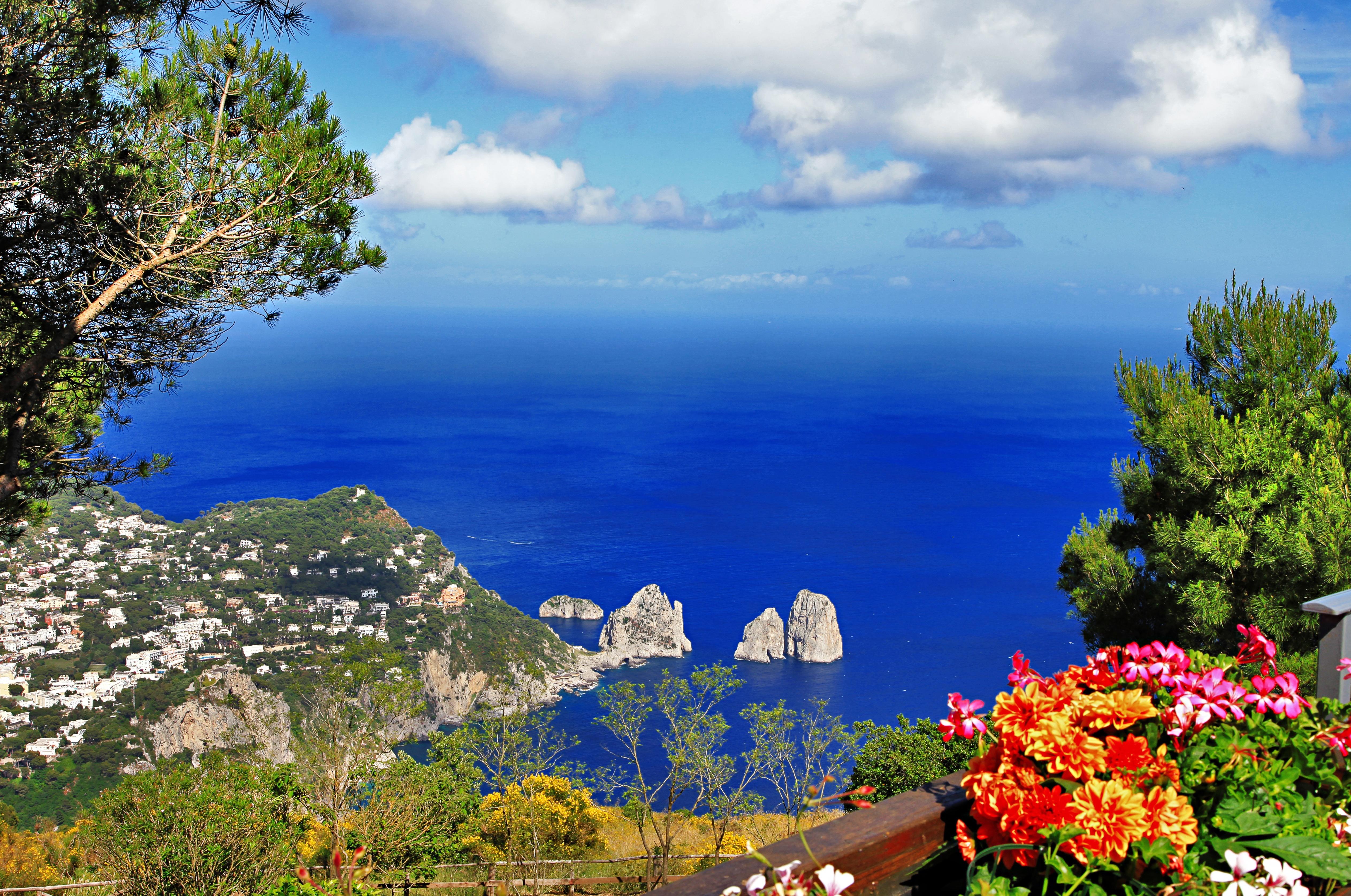 Free download italy anacapri town capri island naples province italy