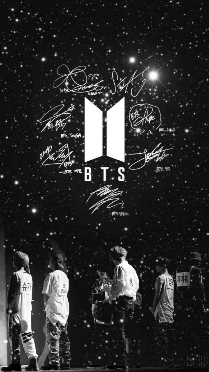 BTS Black and White Wallpaper Free BTS Black and White Background