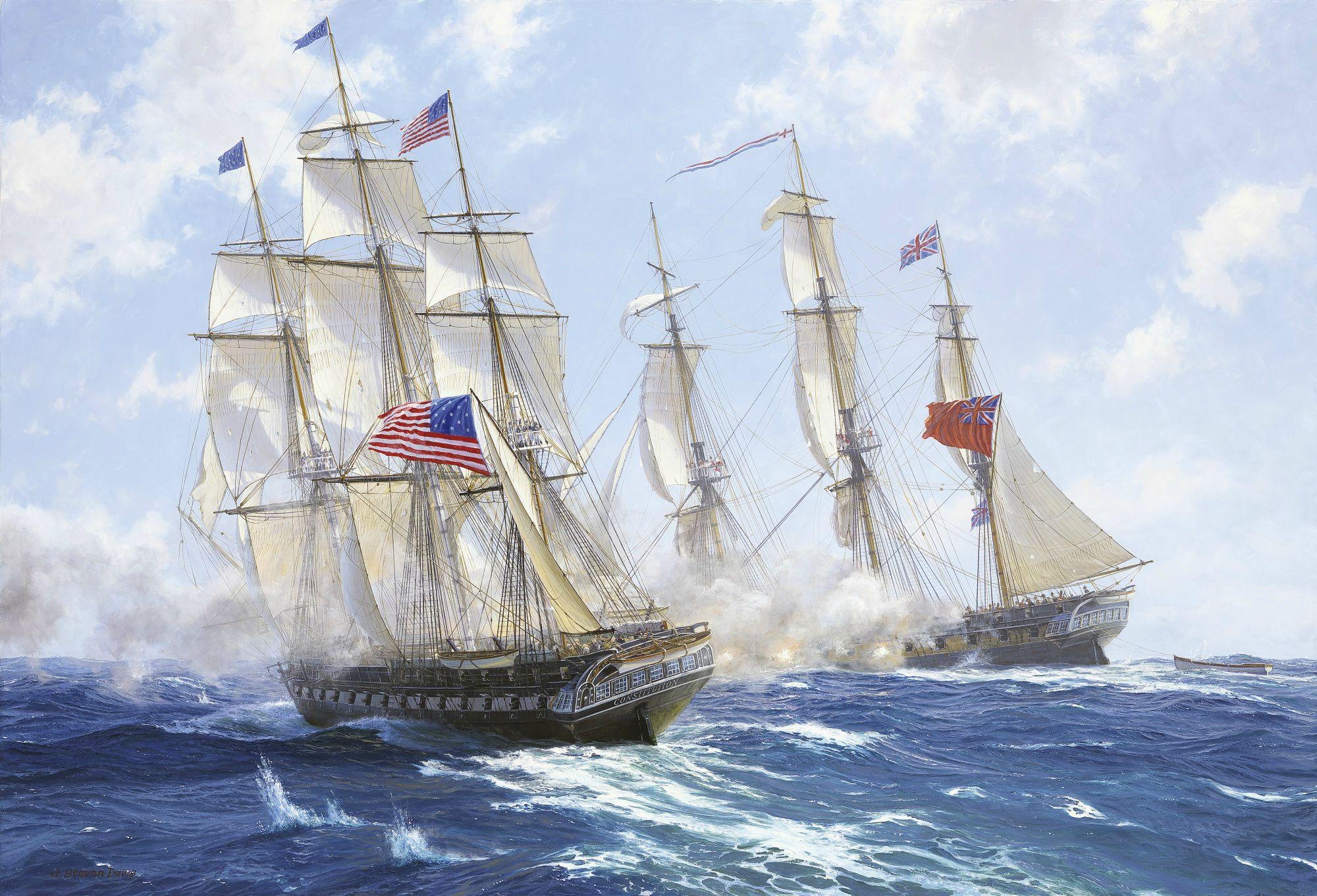 Uss Constitution paintings