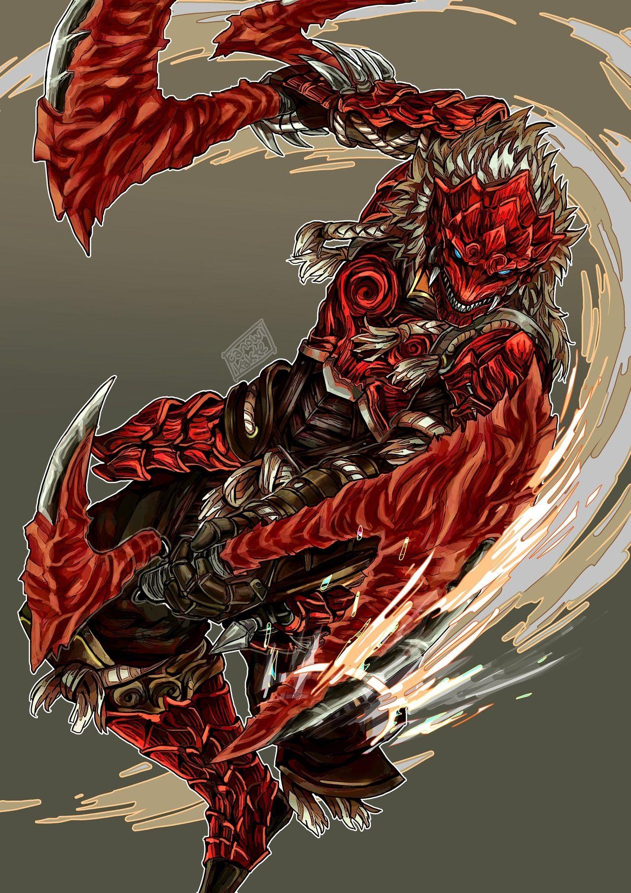 Draw the hunter in odogaron armor, because i really love how odogaron