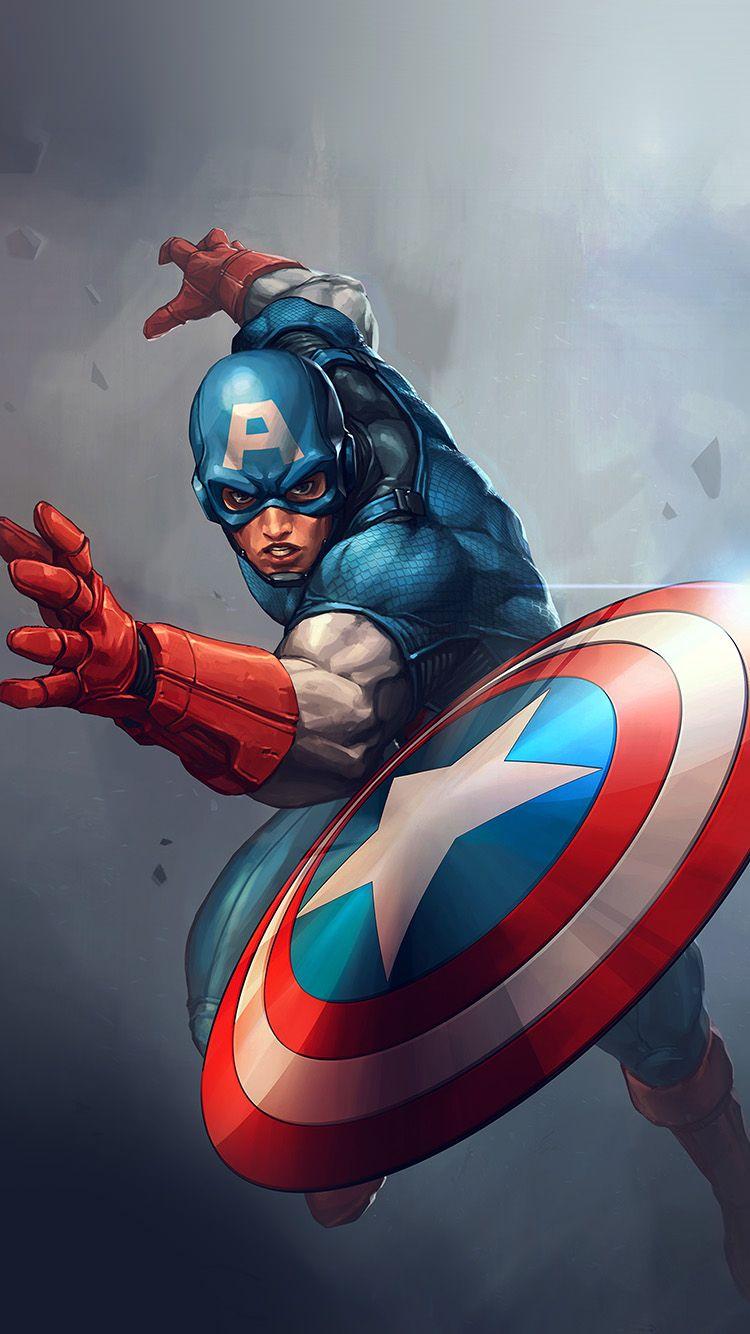 captain america logo iphone wallpaper