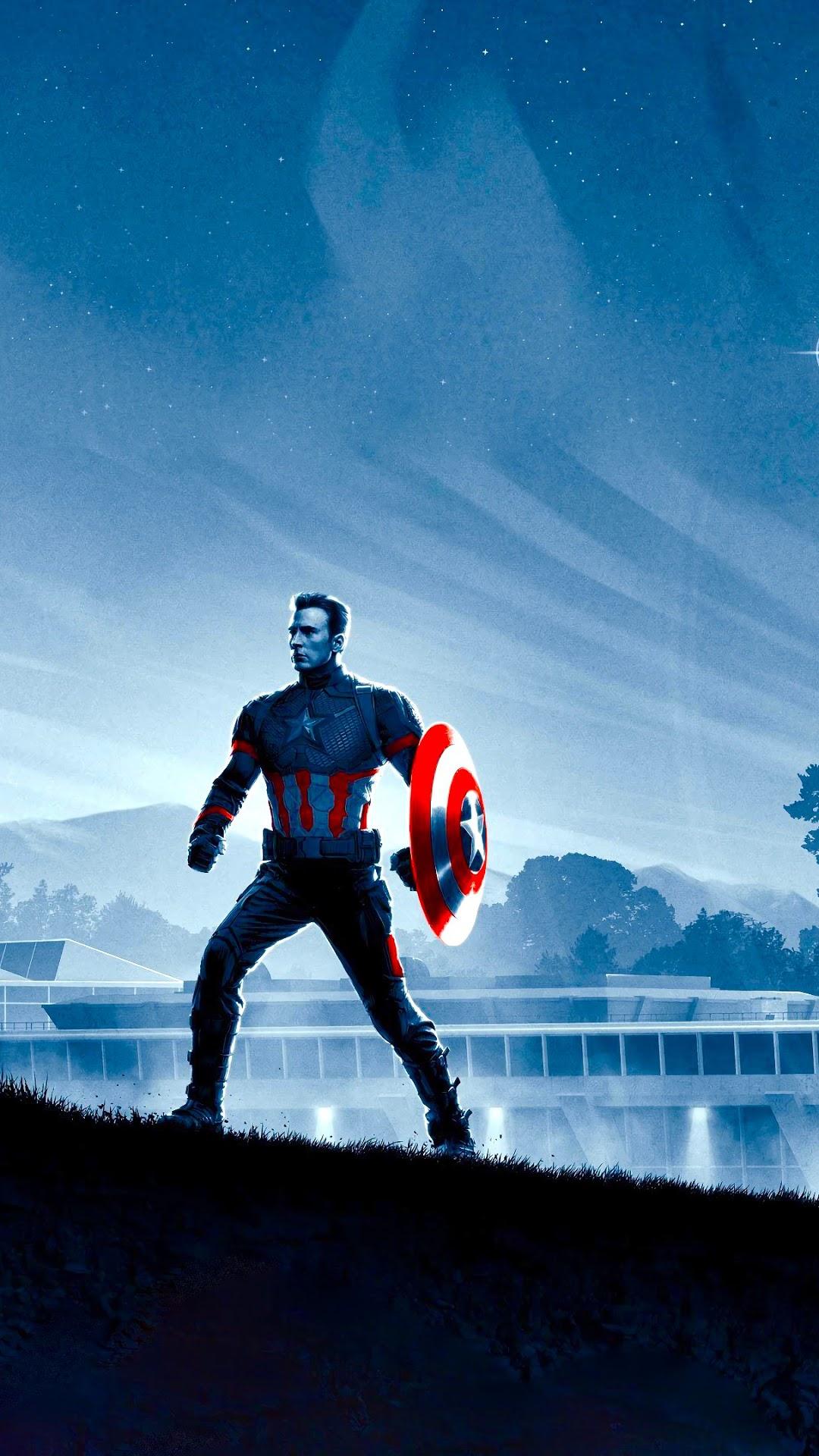 Avengers: Endgame Thor Captain America 4K Wallpapers
