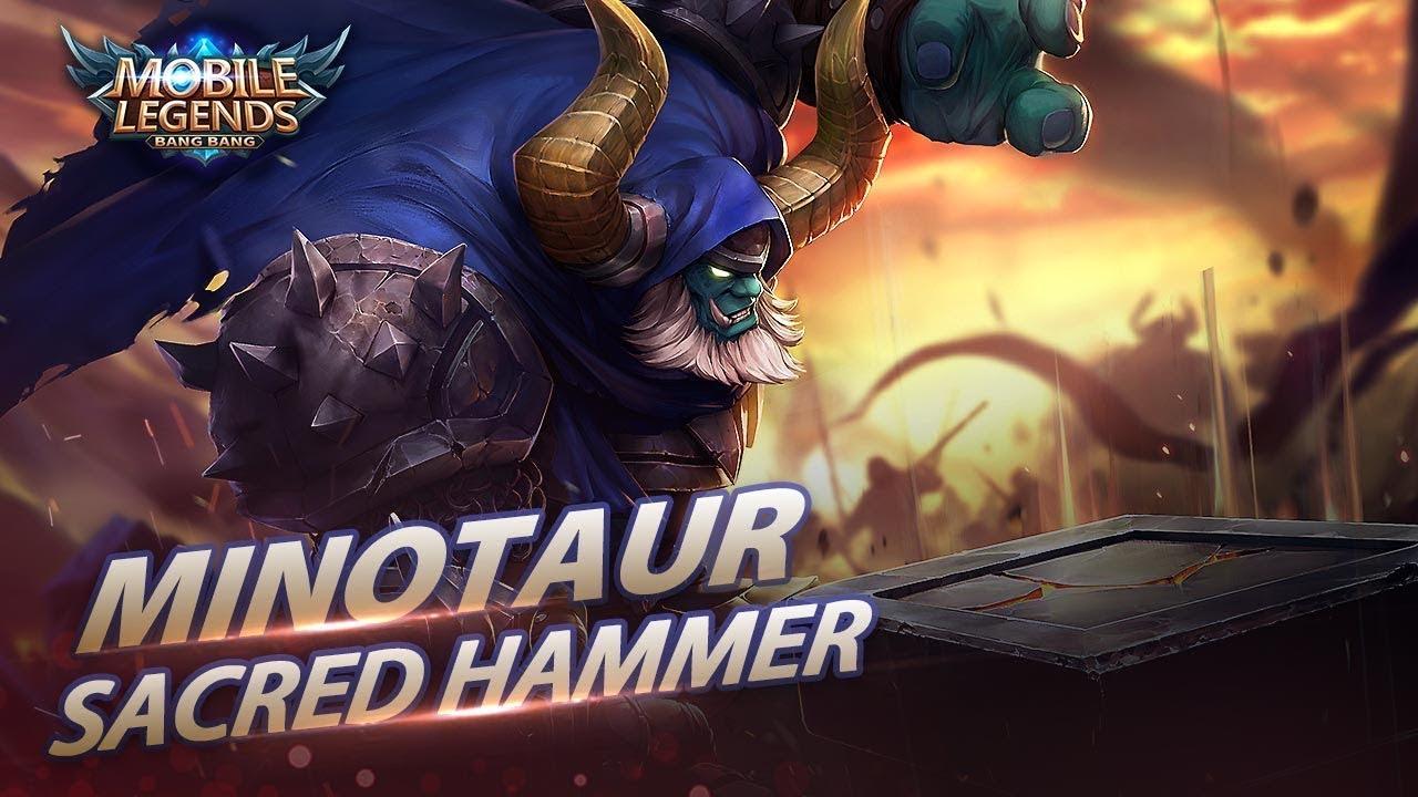 Minotaur New Skin. Sacred Hammer. Mobile Legends: Bang Bang!