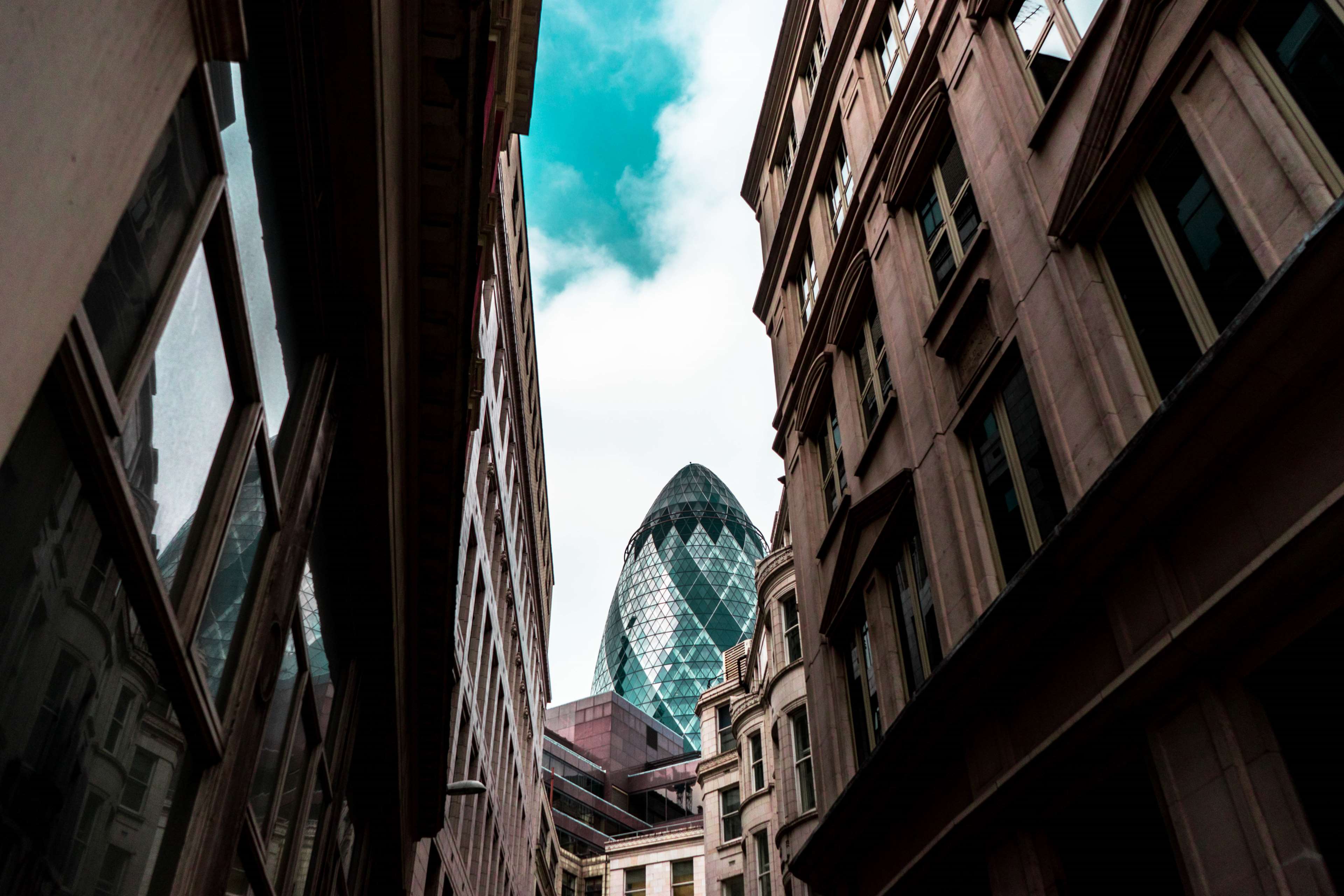 cityscape, gherkin, london, orangeandteal, urban 4k
