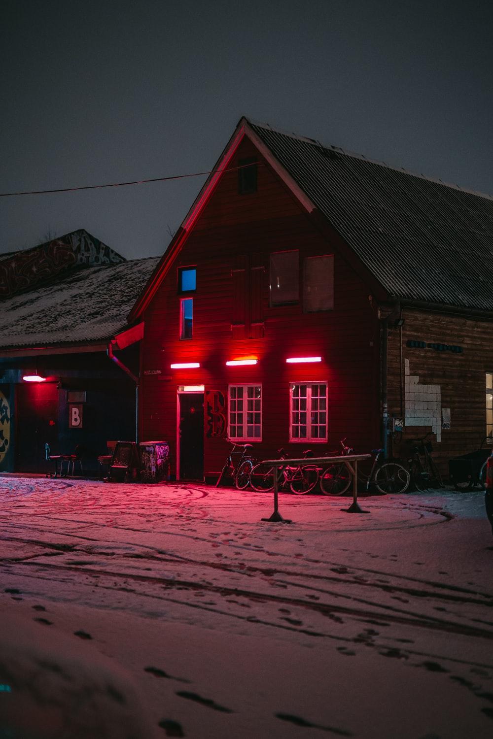Old House In Dark Picture. Download Free Image