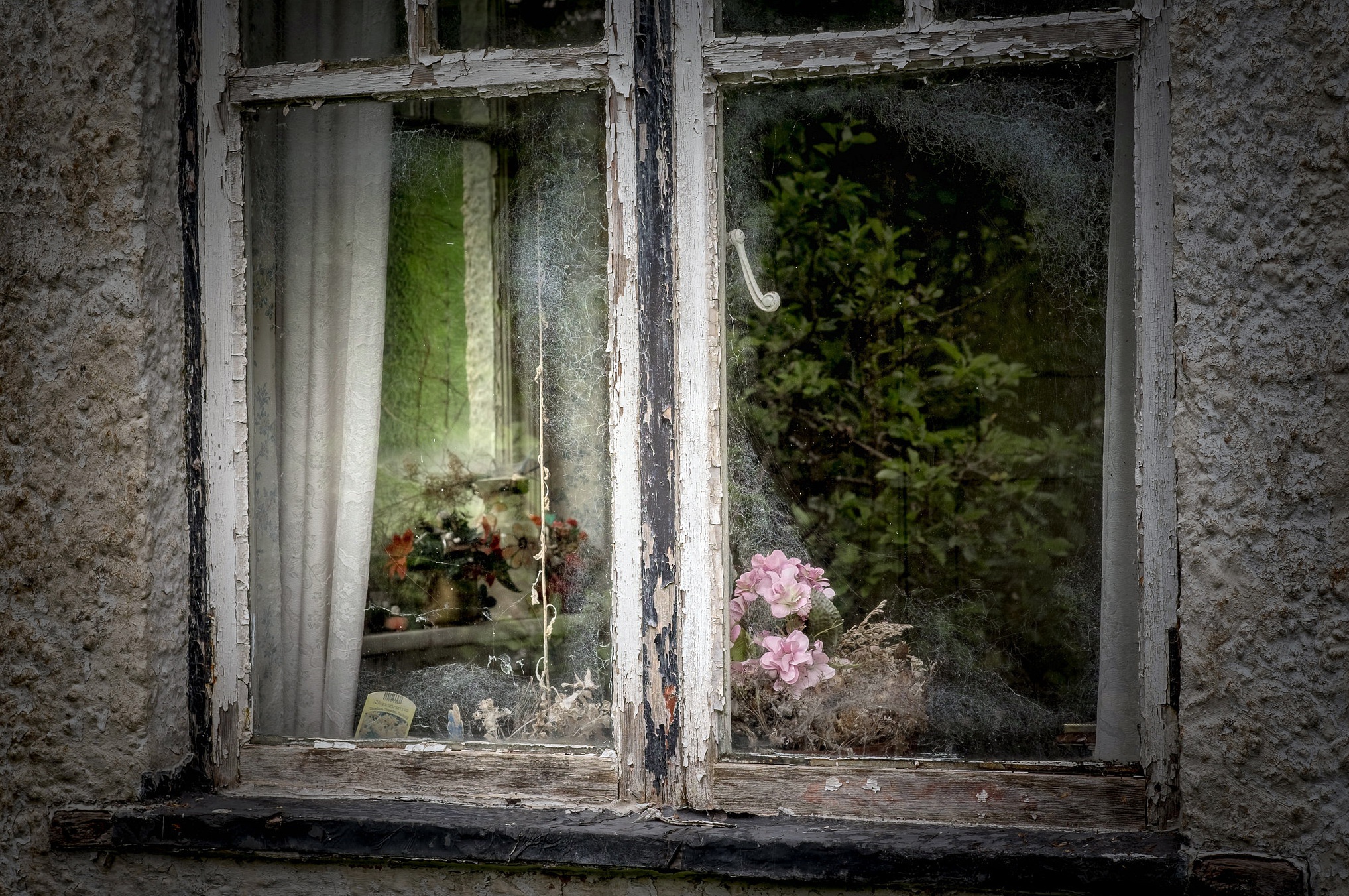Old, House, Window, Flowers Wallpaper HD / Desktop - Старый Дом