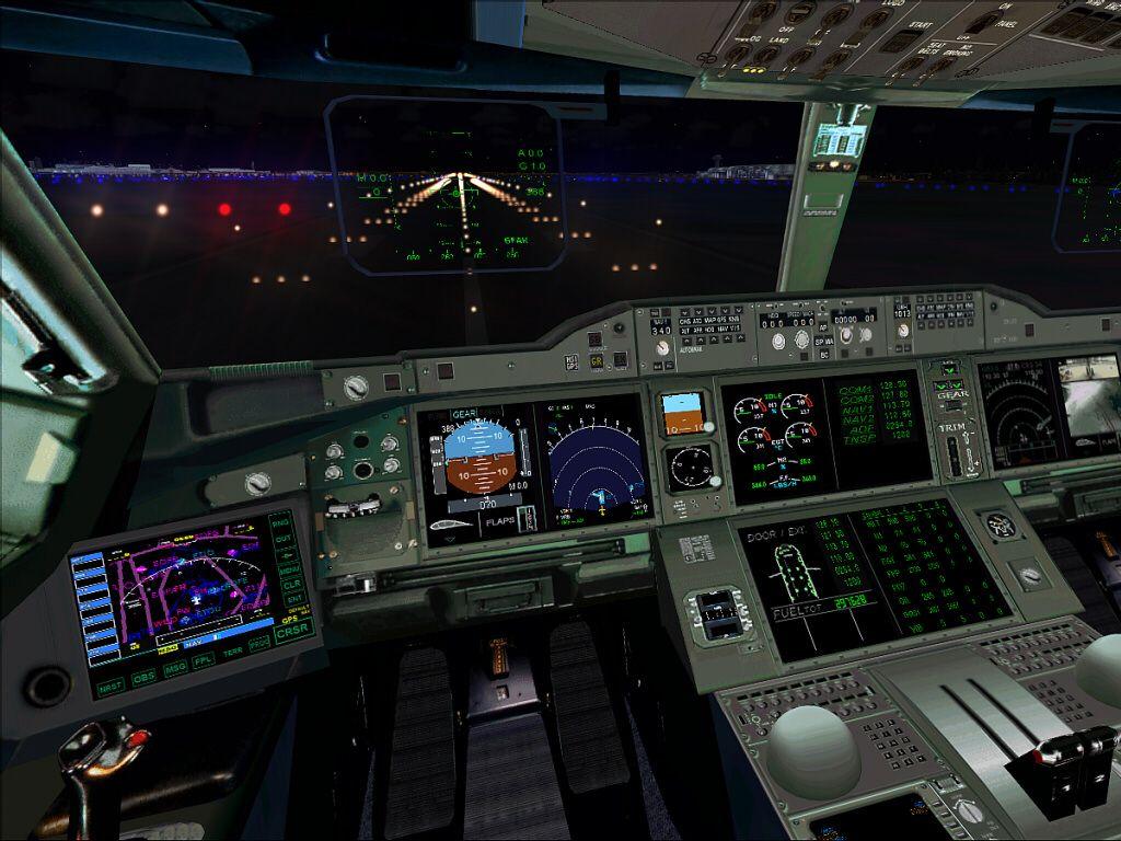 The Airbus A350 Cockpit. Jetliner / Cargo Planes. Helicopter