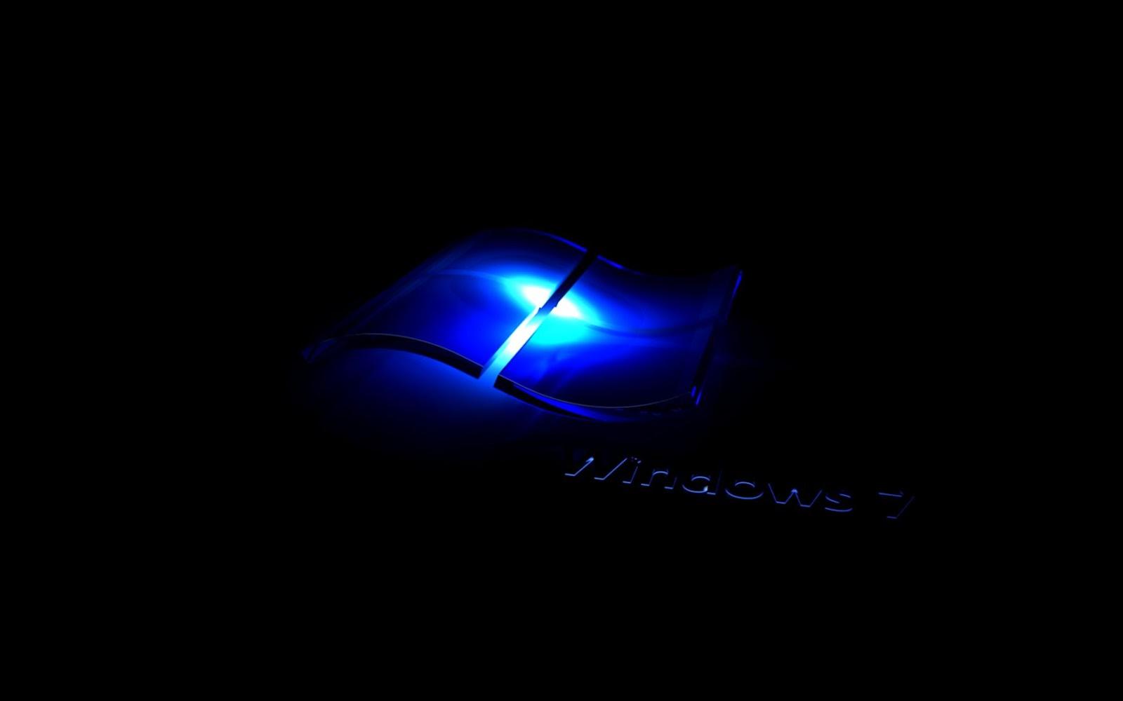 Windows 7 Blue Dark Wallpaper