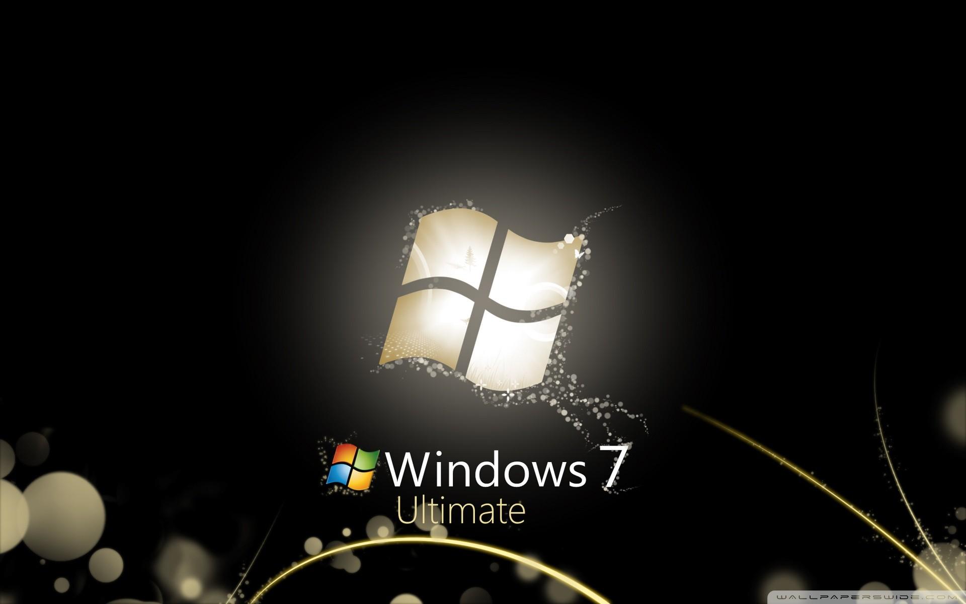 Dark Windows 7 Wallpaper background picture