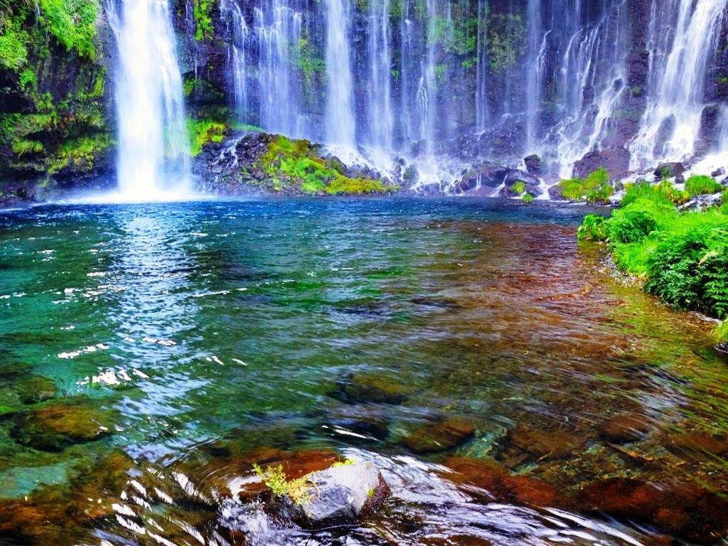 Azores 3D Animated Waterfall Wallpaper