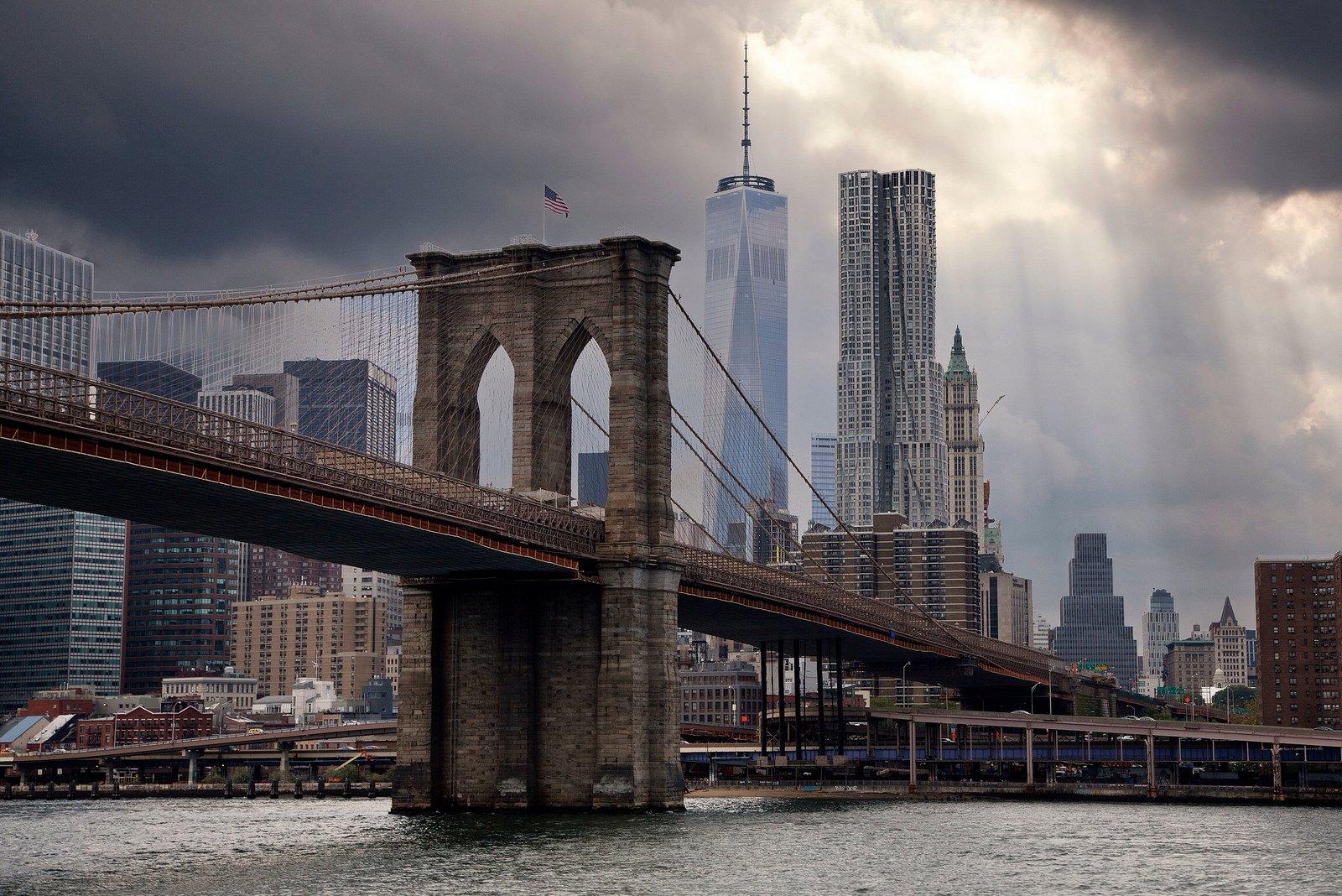 New york city cities brooklyn bridge manhattan ville usa building