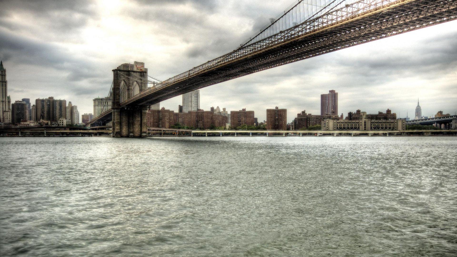 Known places: Brooklyn Bridge, New York, desktop wallpaper nr. 50708