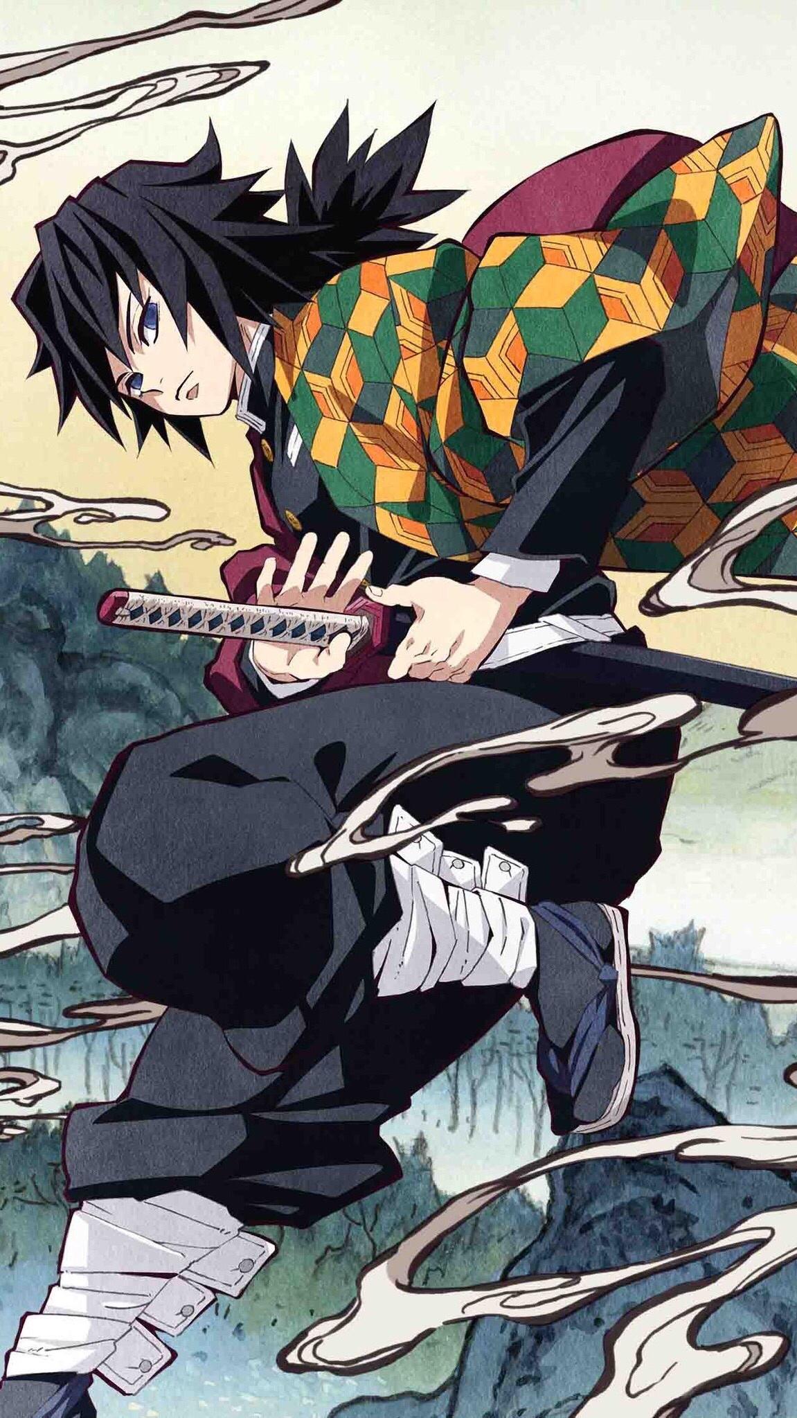 Anime Wallpaper PC and Mobile, Giyu Tomioka - Kimetsu No Yaiba