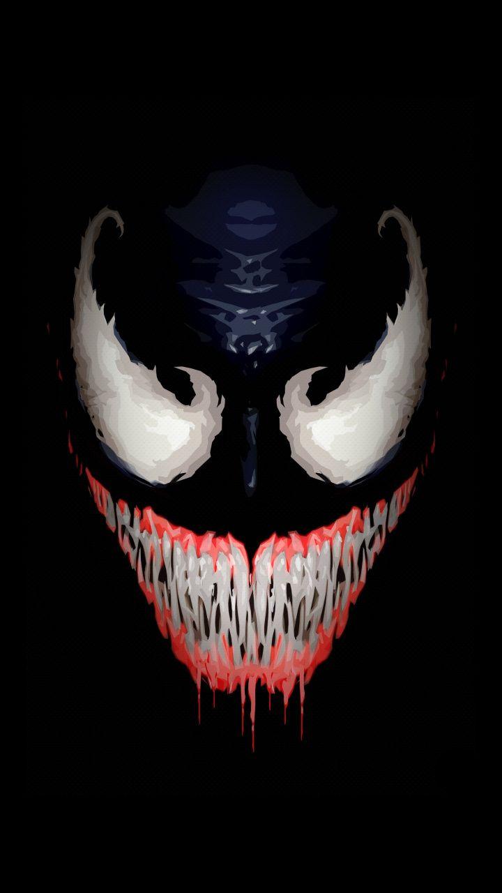 Minimal, villain, parasite, Venom, art, 720x1280 wallpaper. Venom