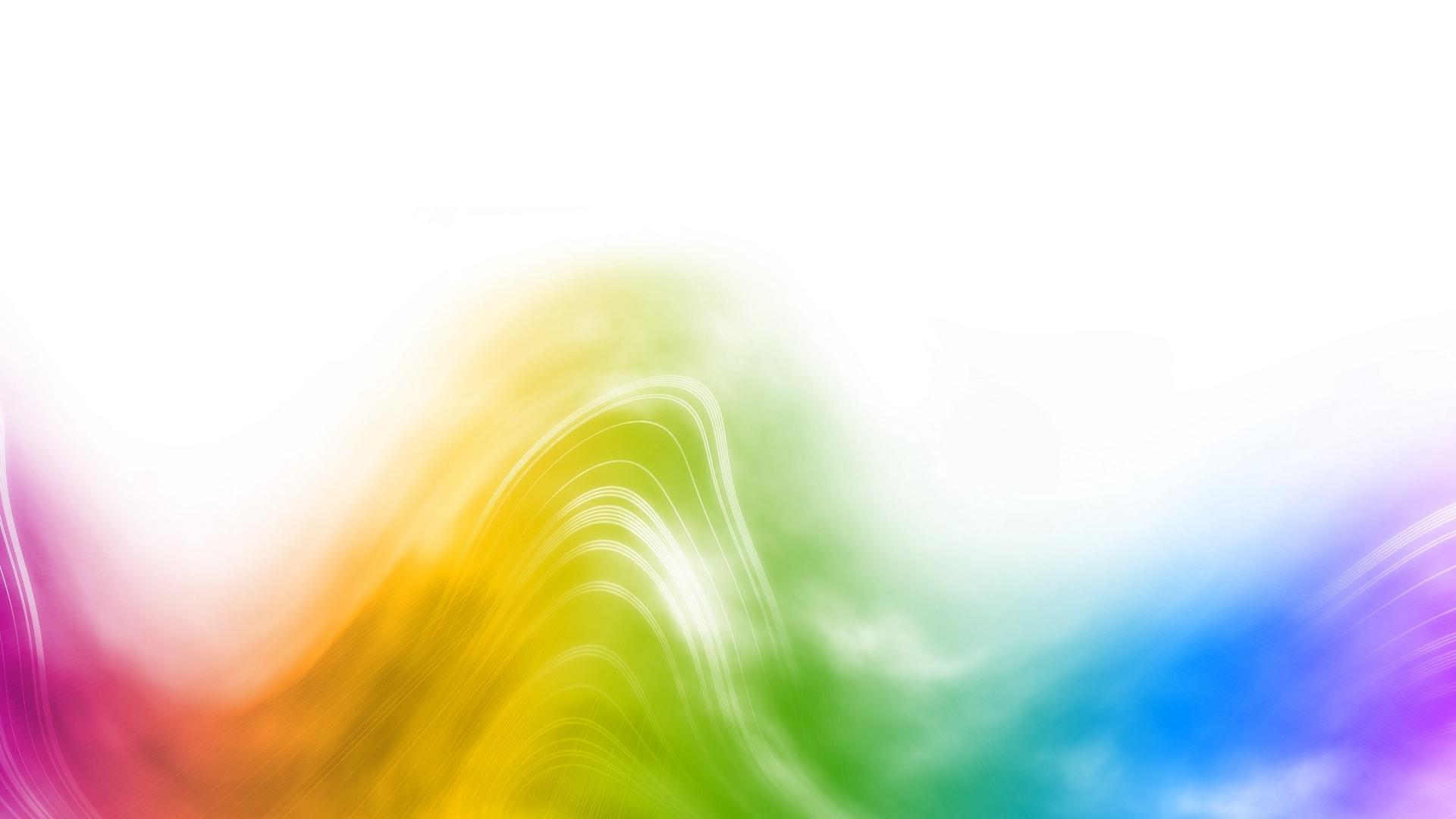 Download wallpaper 1920x1080 lines, wavy, colorful, abstract full HD