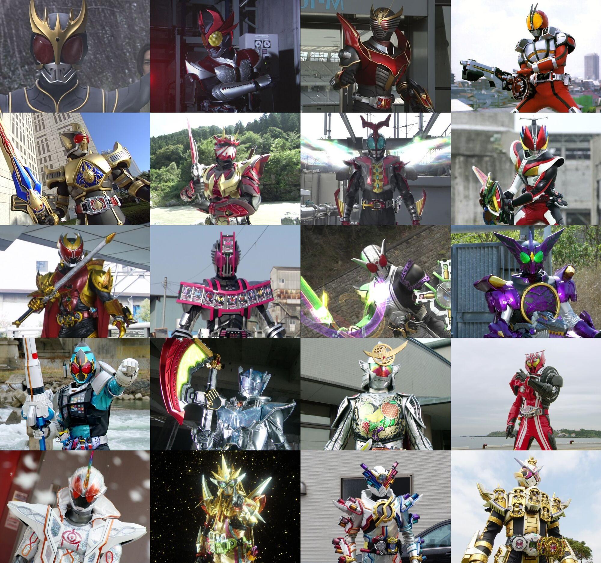 Kamen Riders' Final Forms