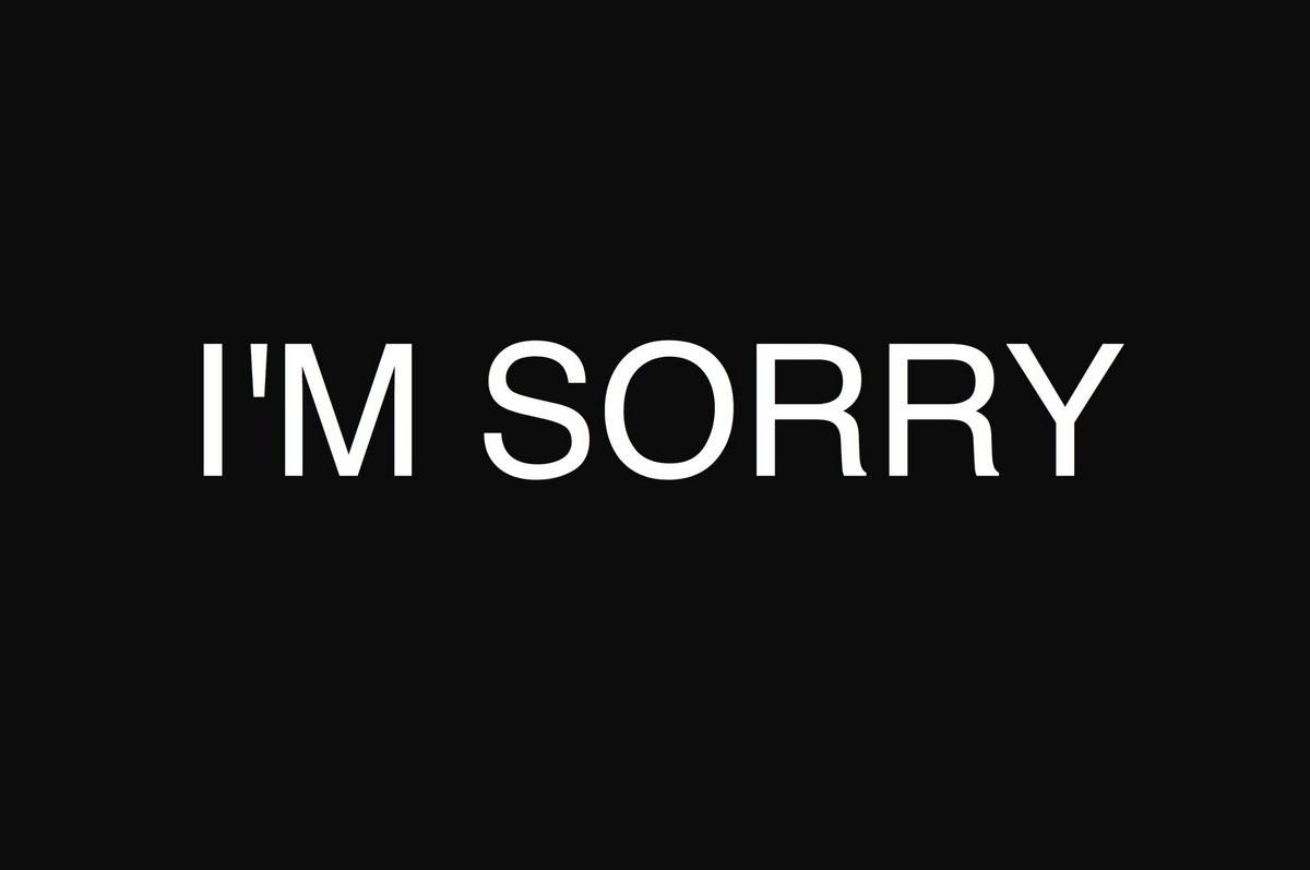 Cute Apology Messages to a Lover with Sorry Image