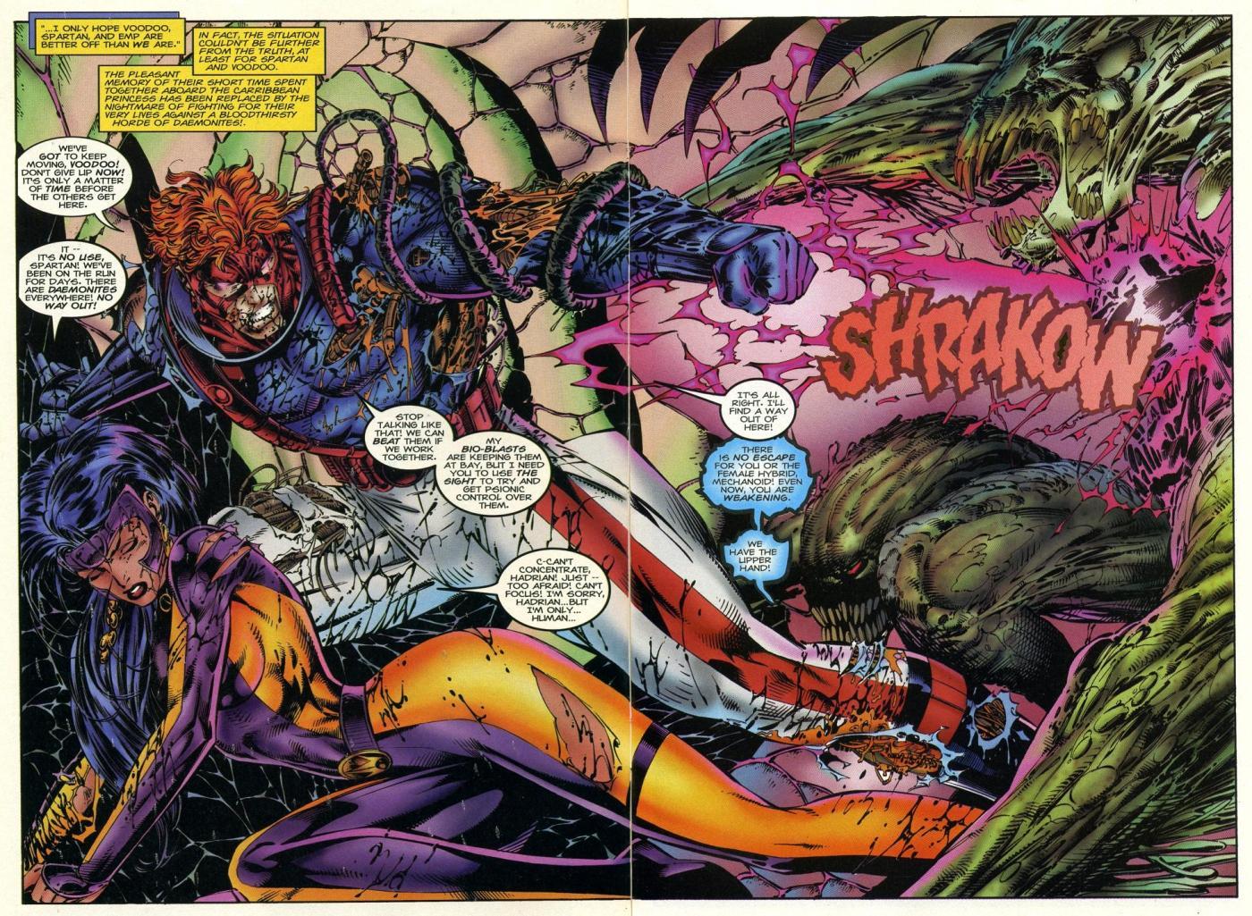 Wildcats Gallery: Spartan and Voodoo Double Splash