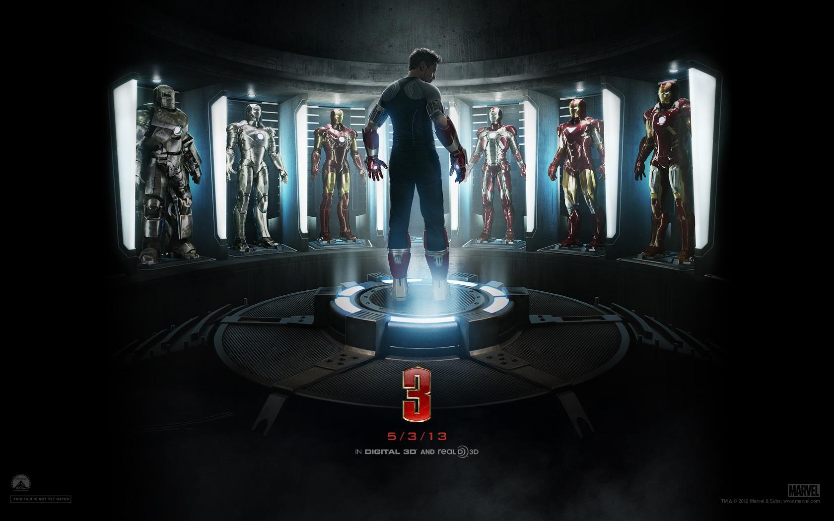 Marvel Iron Man 3 HD Wallpaper, Movie