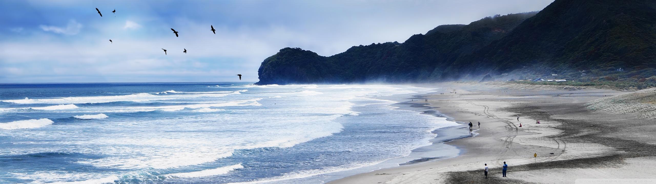 Piha Beach, New Zealand ❤ 4K HD Desktop Wallpaper