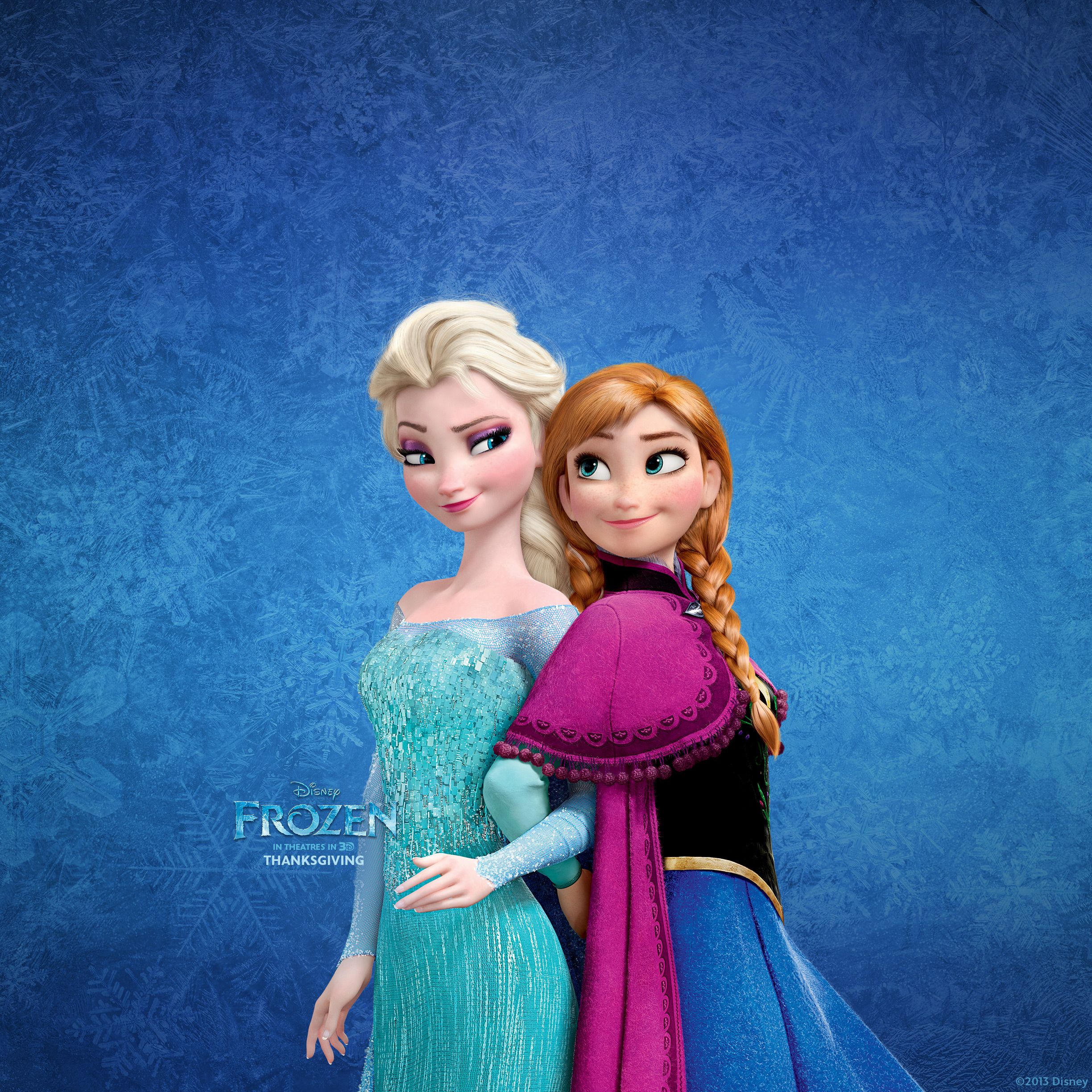 Frozen Elsa And Anna Wallpaper For iPad HD