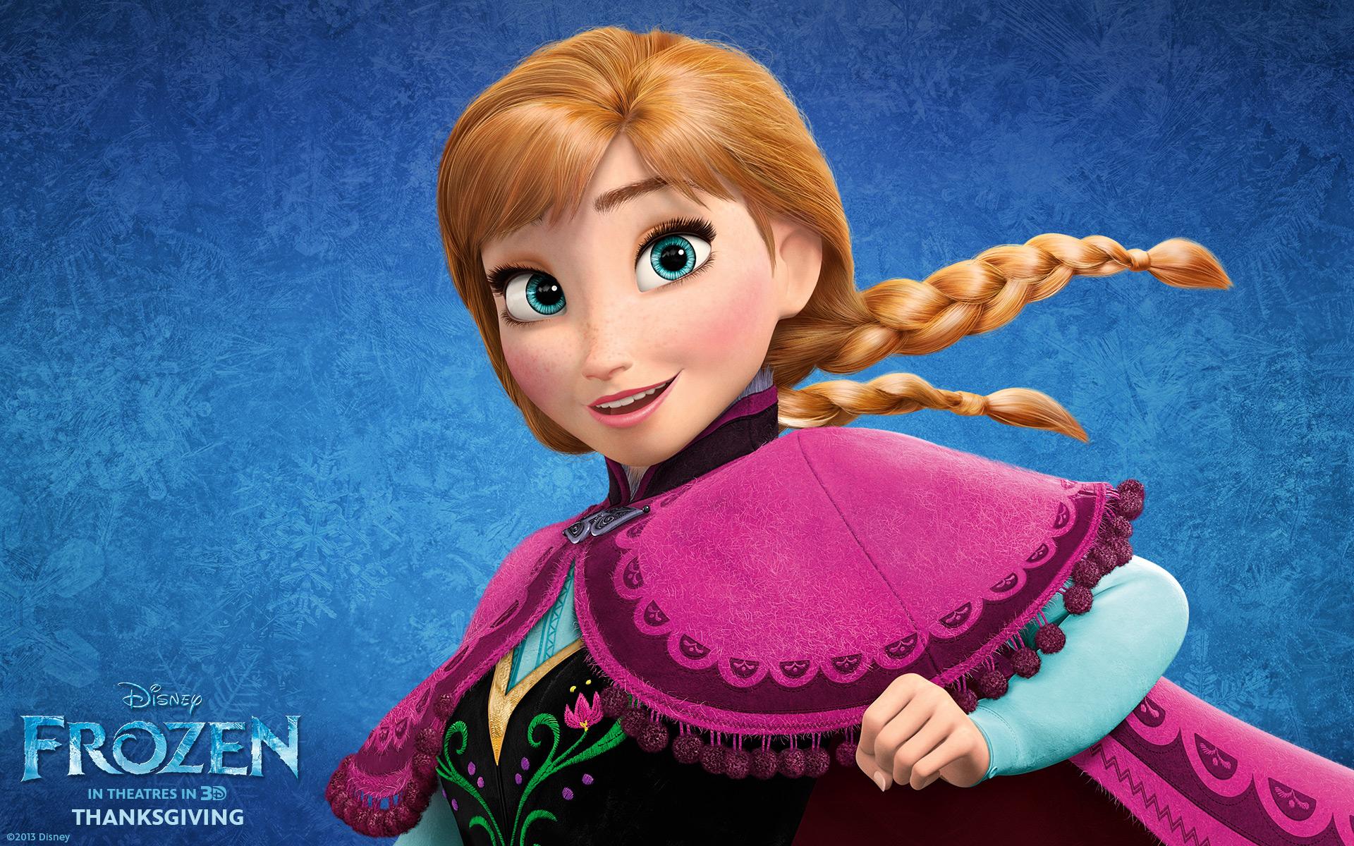 Anna from Disney's Frozen Desktop Wallpaper